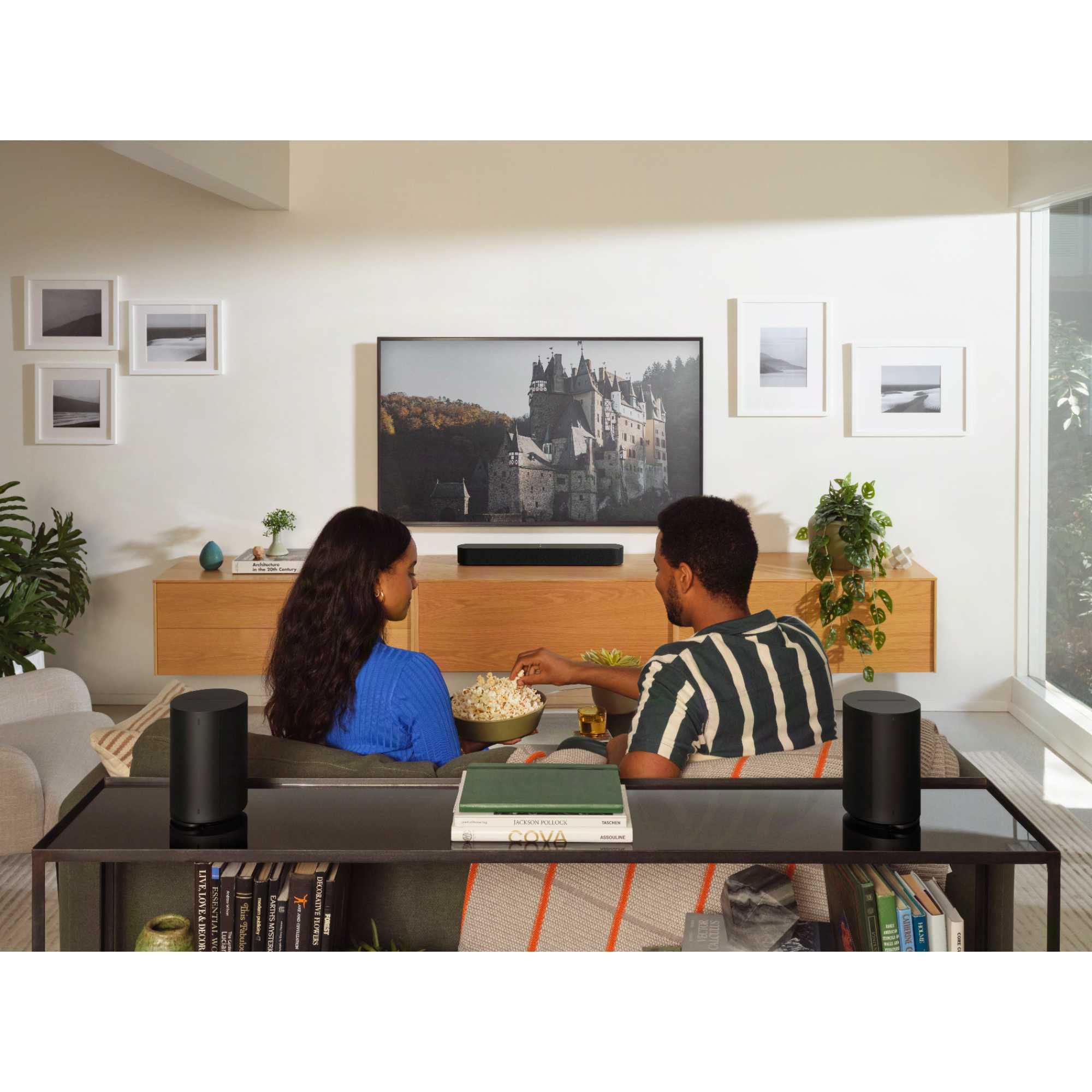 2 X Era 100 SL Next-Gen Home Bookshelf Speaker Bundle - Black