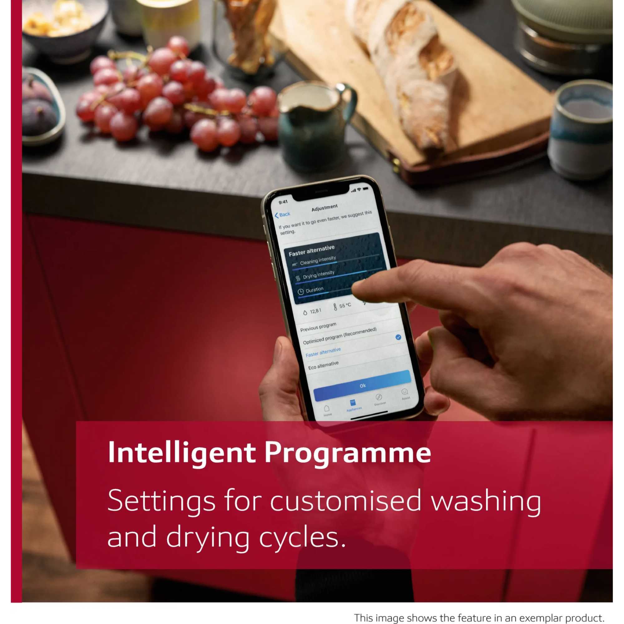 S197YCX05G 14 Place Setting Fully Integrated Smart Dishwasher with Zeolith