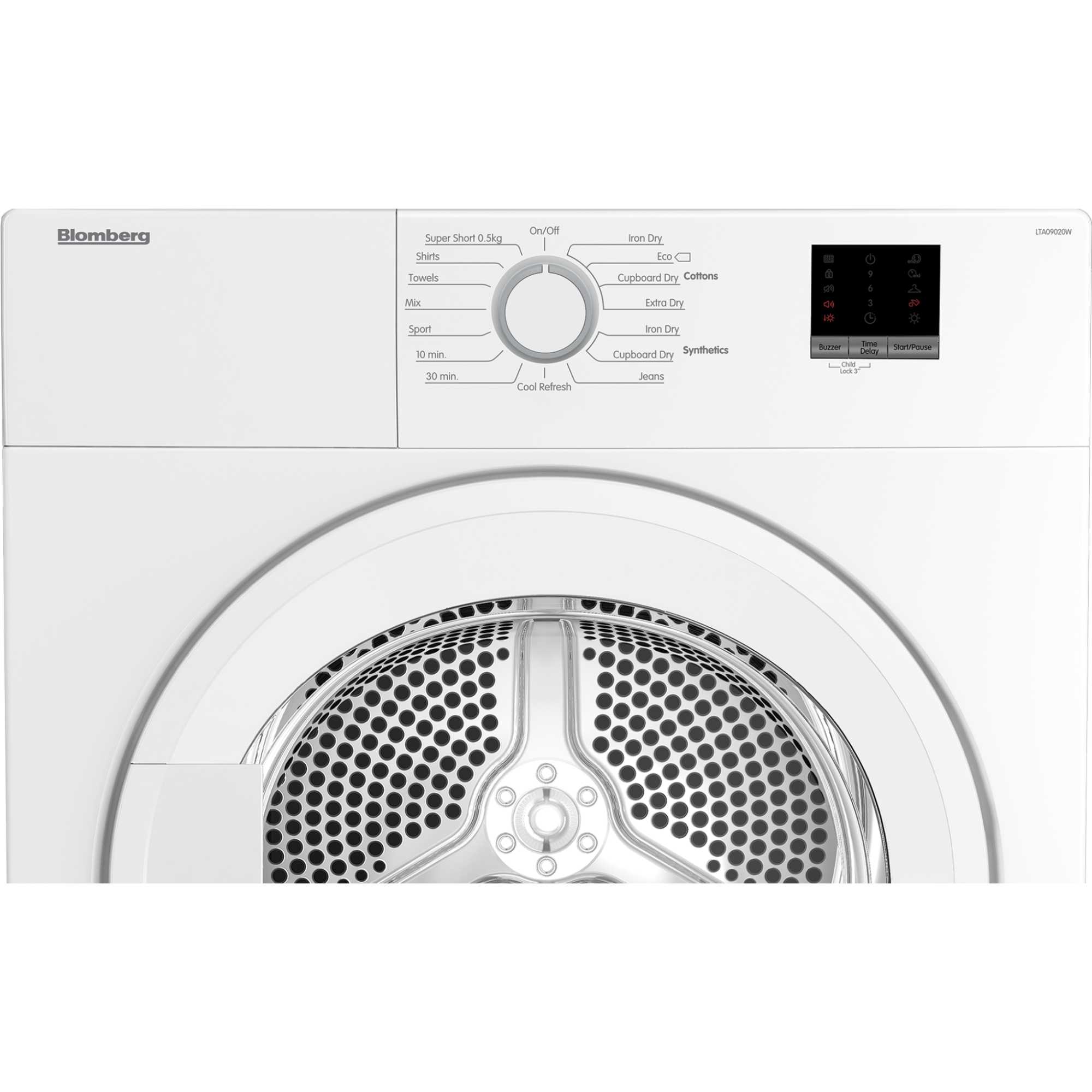 9kg Vented Tumble Dryer - LTA09020W