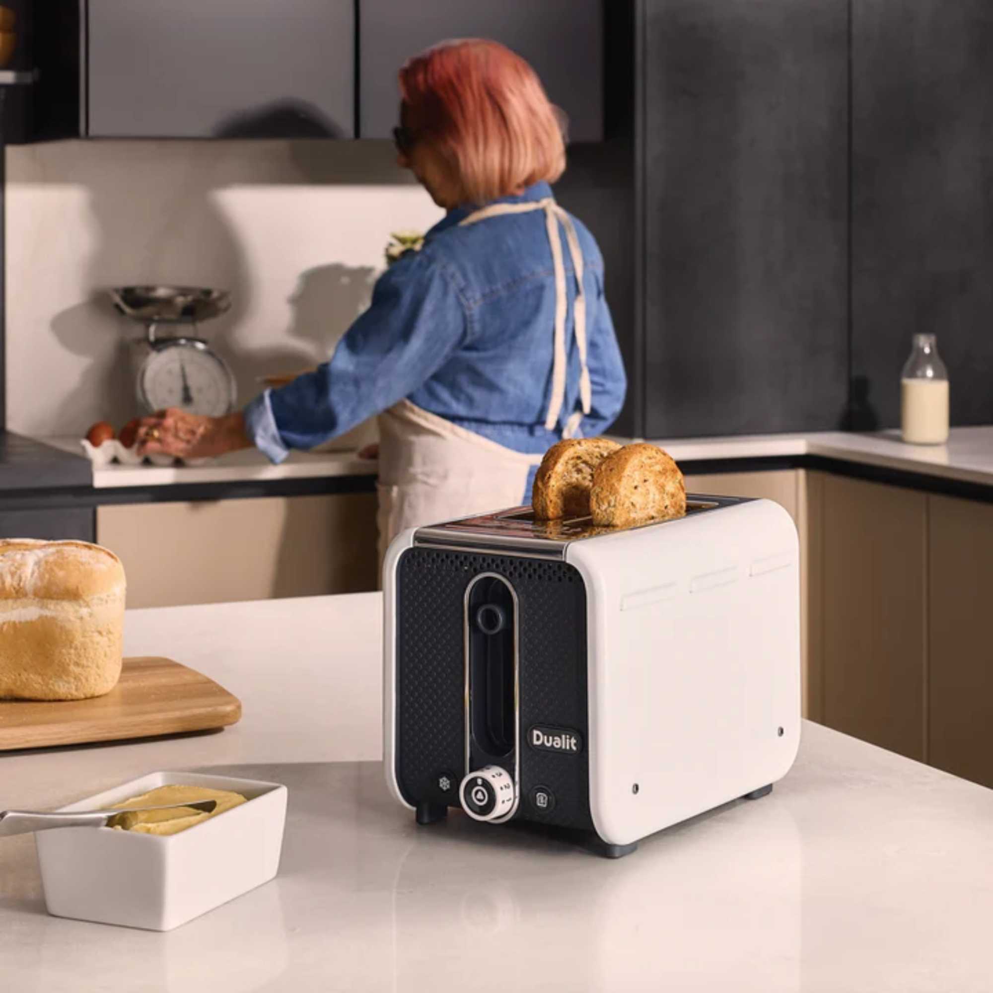 26412 Studio 2 Slot Toaster - White
