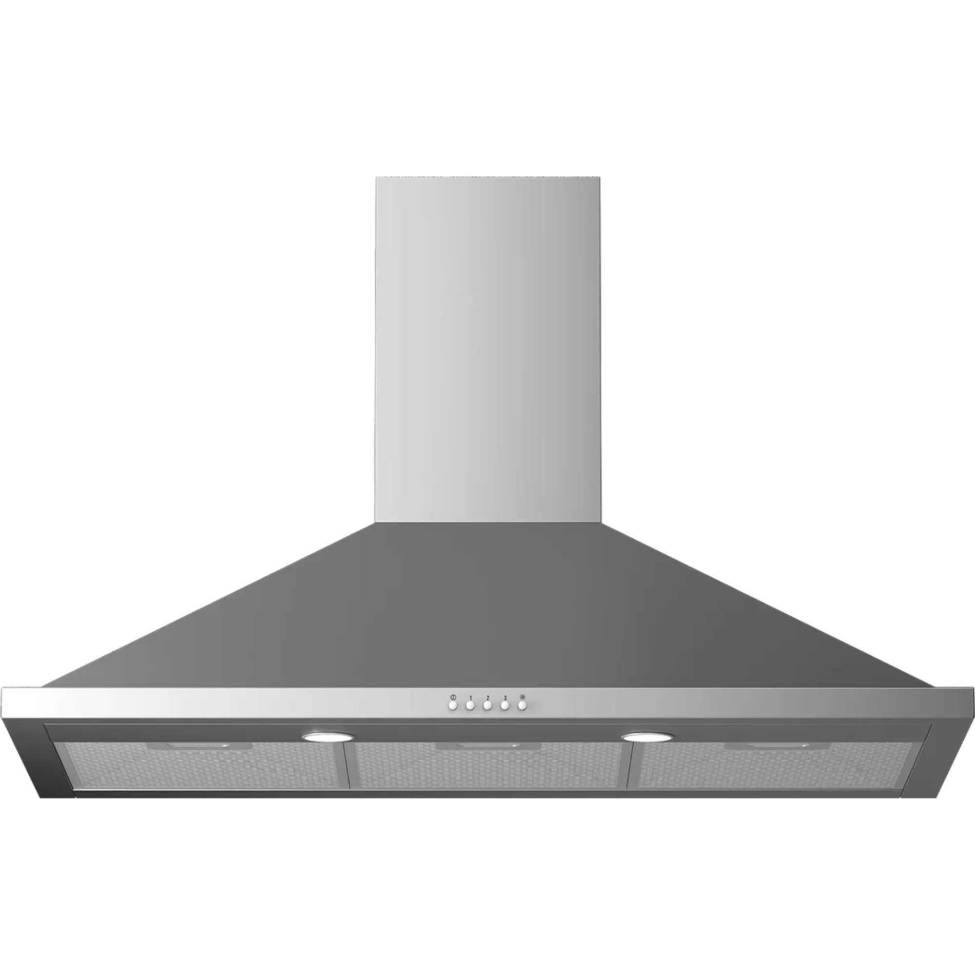 H92PX 90cm Traditional Chimney Hood - Stainless Steel