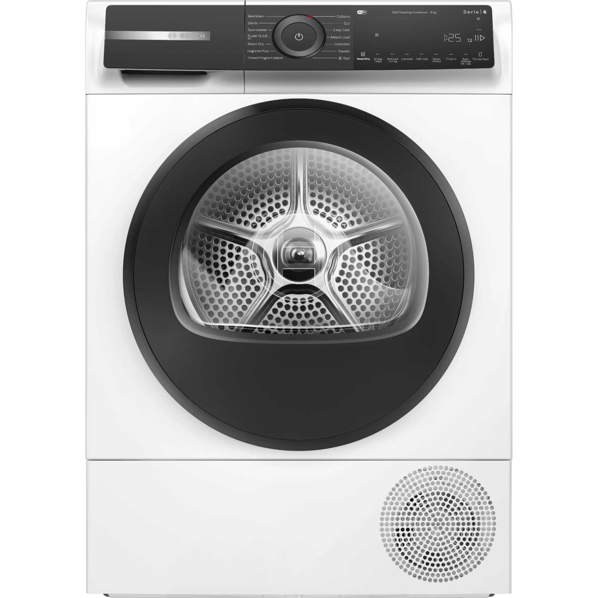 WQH246D9GB Series 6 9kg Heat Pump Tumble Dryer - White