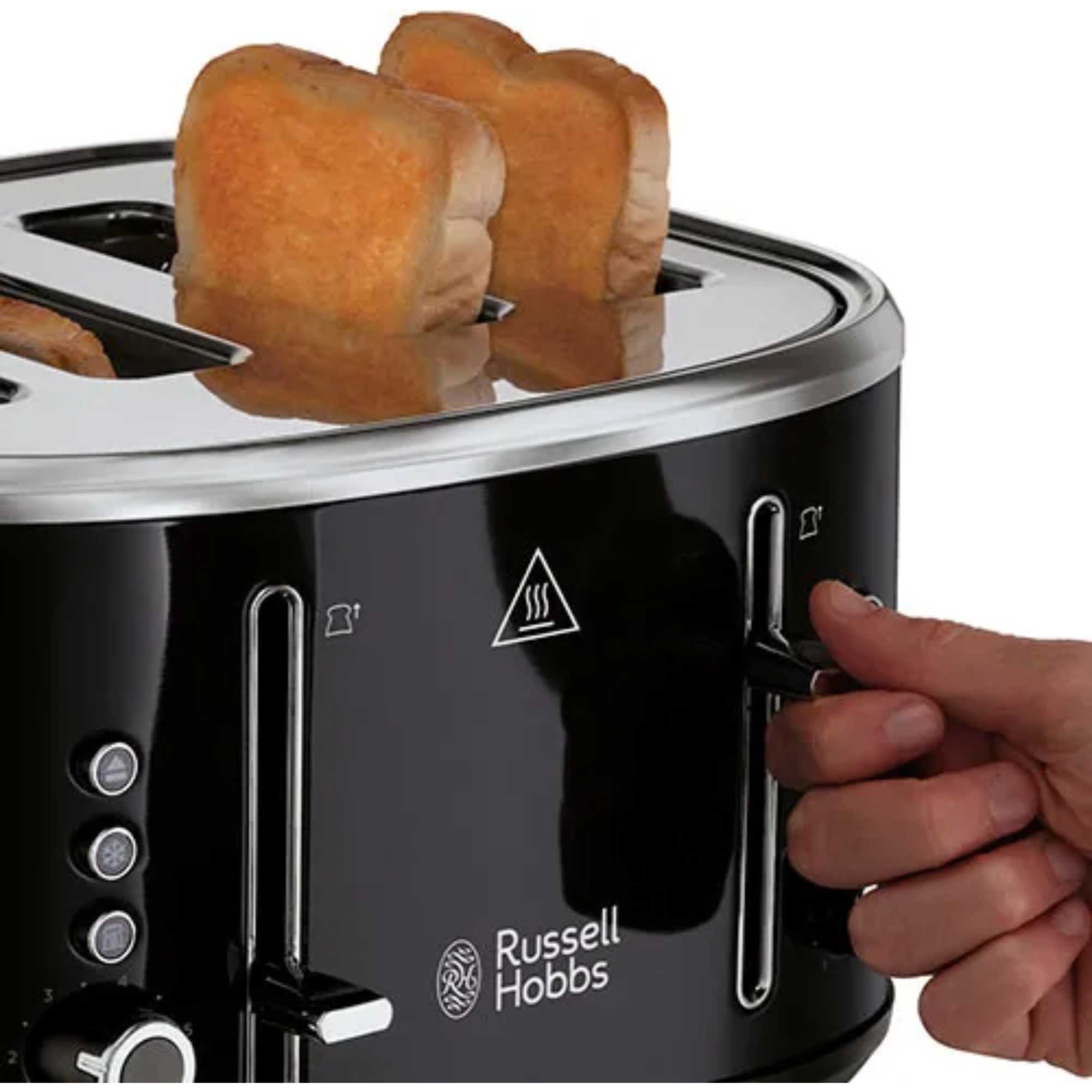 26292 Stylevia 4 Slice Toaster - Black