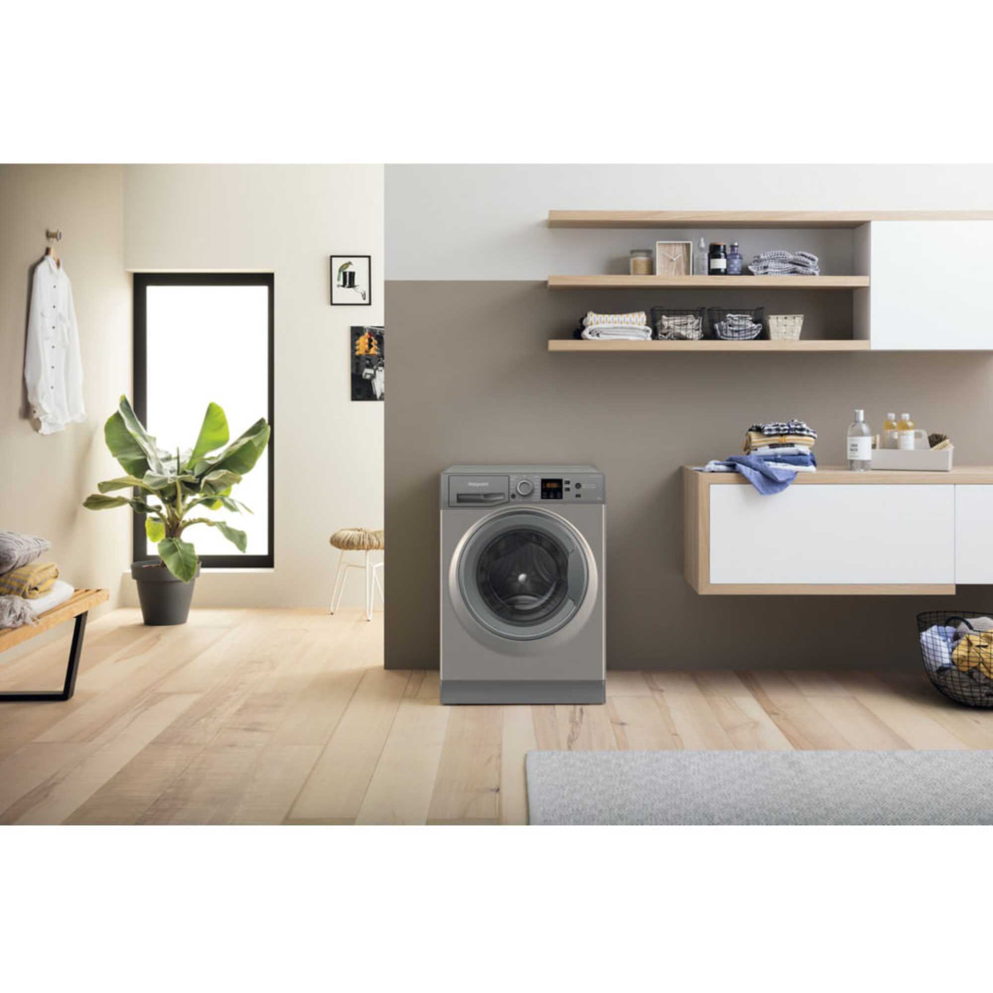Anti-Stain 10kg 1400rpm Washing Machine - NSWM 1046 GG UK
