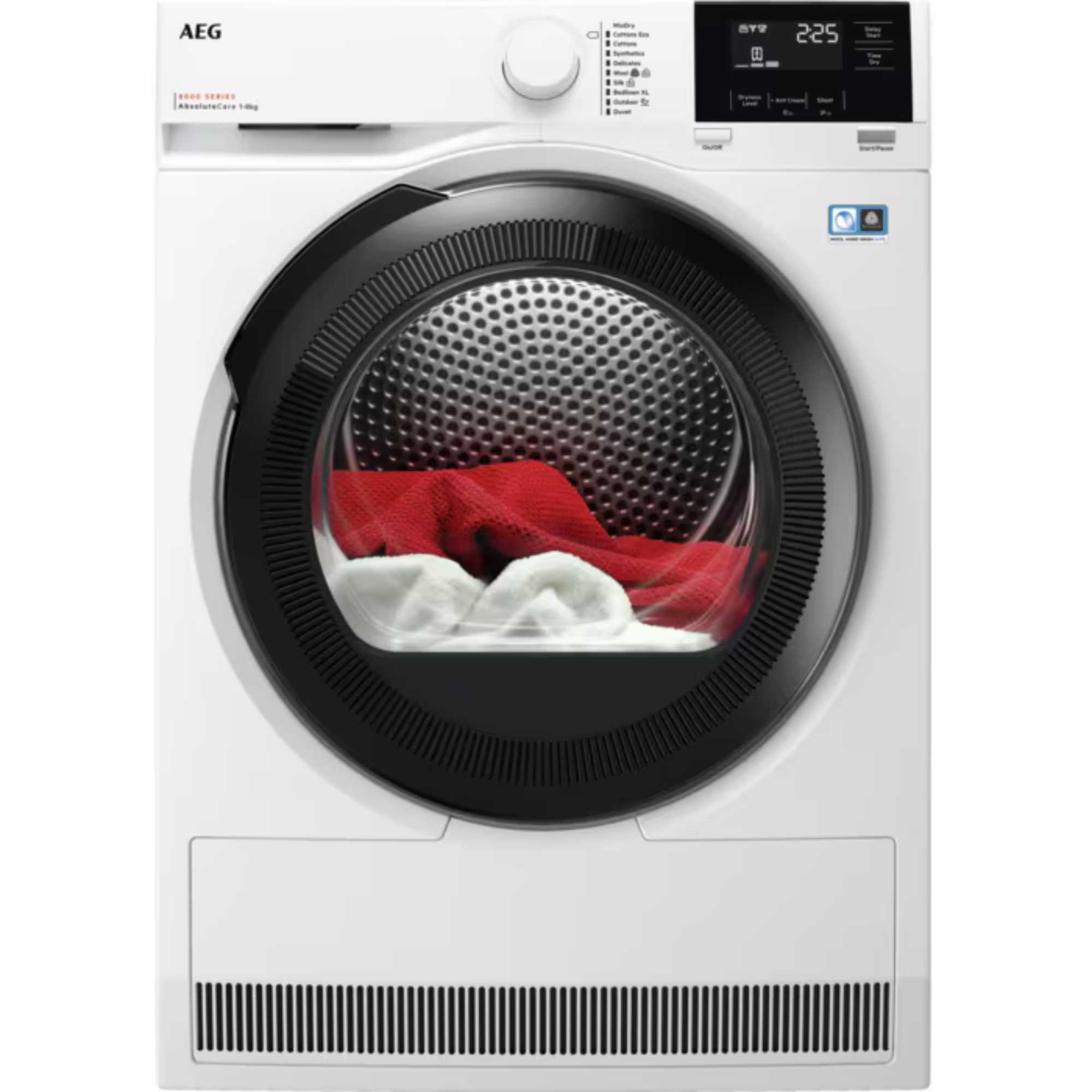 TR818P4B 8000 AbsoluteCare 8kg Heat Pump Tumble Dryer - White TR818P4B 8000 AbsoluteCare 8kg Heat Pump Tumble Dryer - White