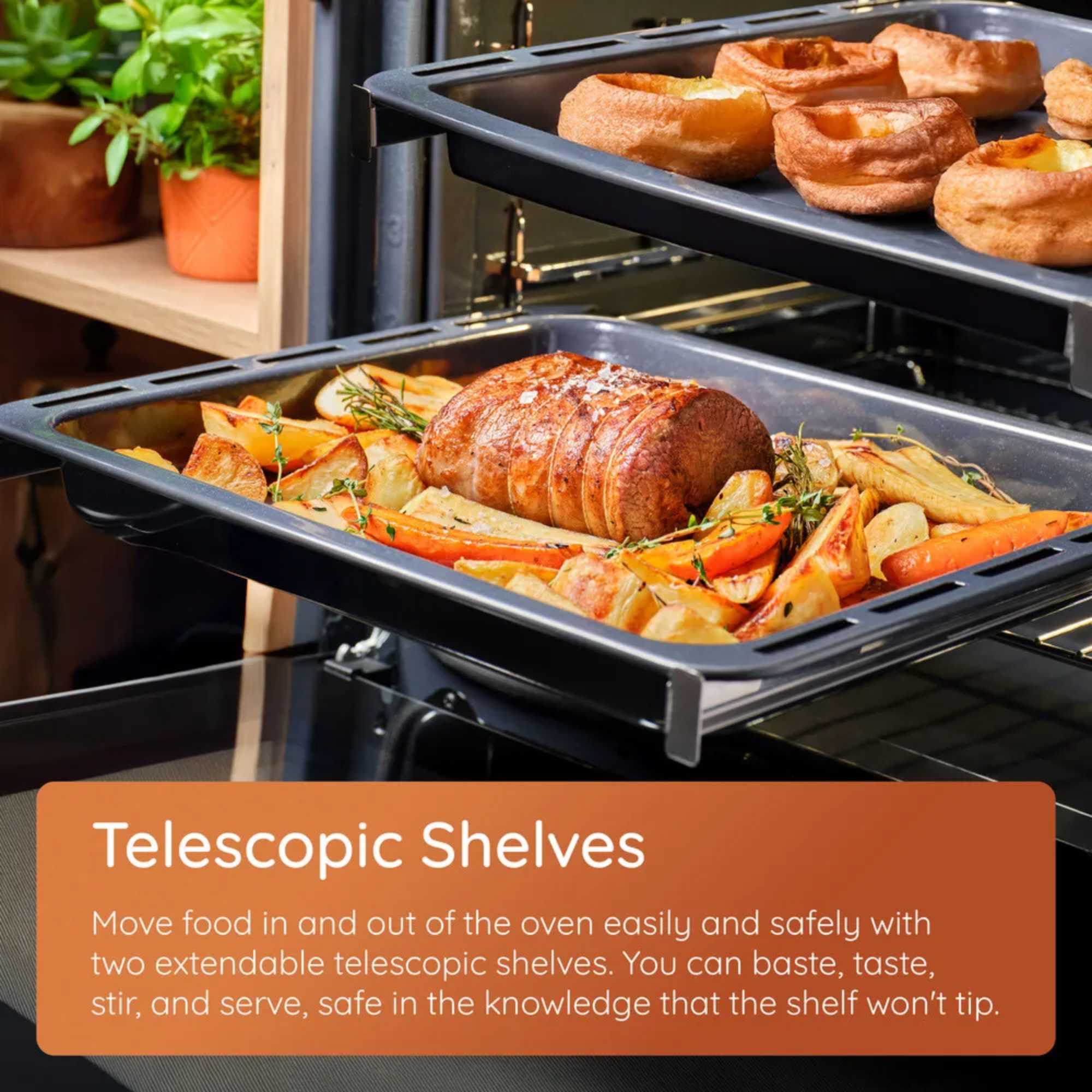 HOI68PPT2SBUK Class 6 Built-In Electric Single Oven - Black