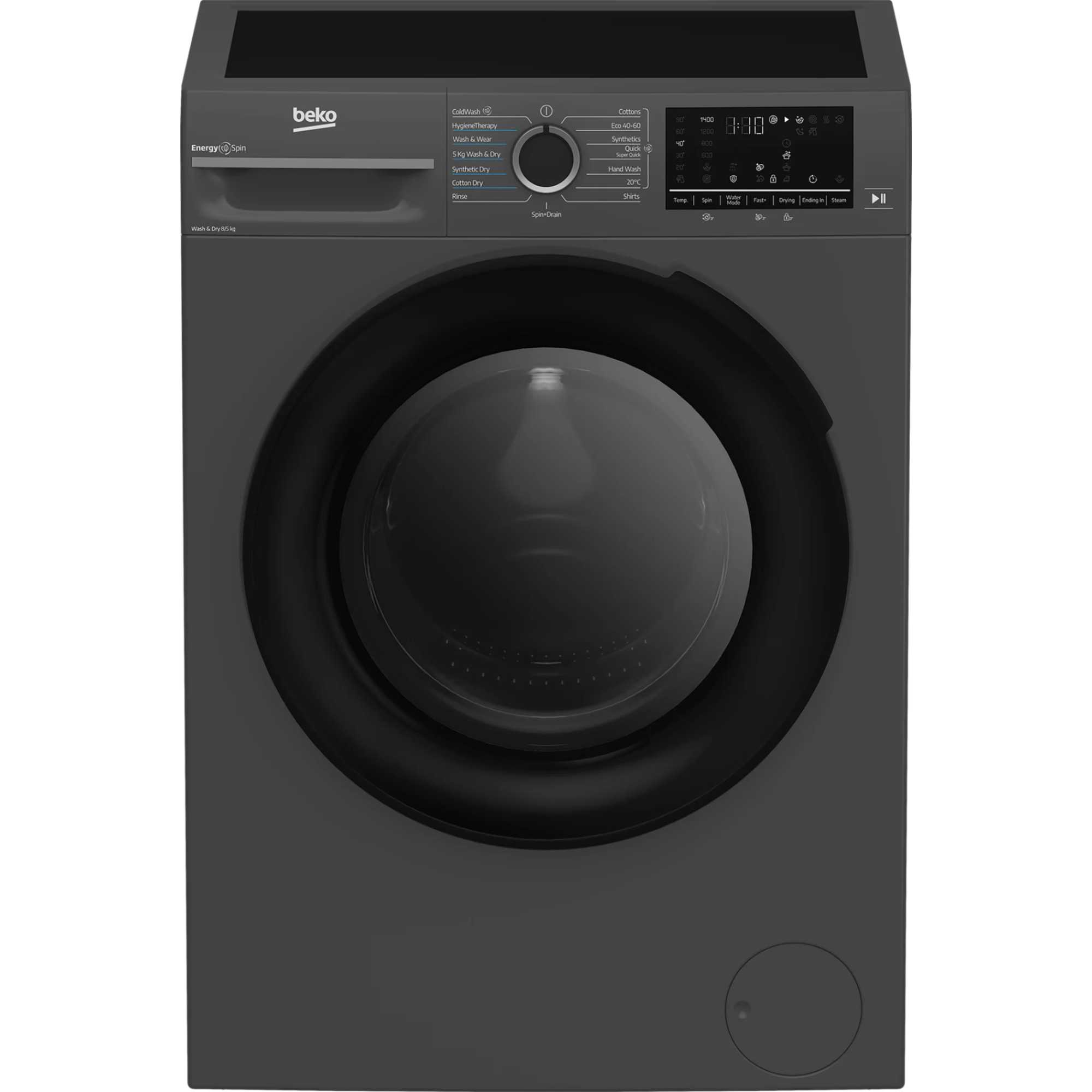 BM3DT68342B 8kg Wash 5kg Dry Washer Dryer with EnergySpin - Black