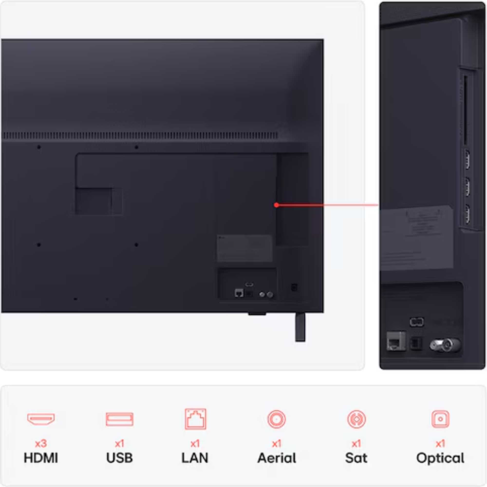 UA74 43" 4K Ultra HD LED 60 Hz Smart TV - 43UA74006LB