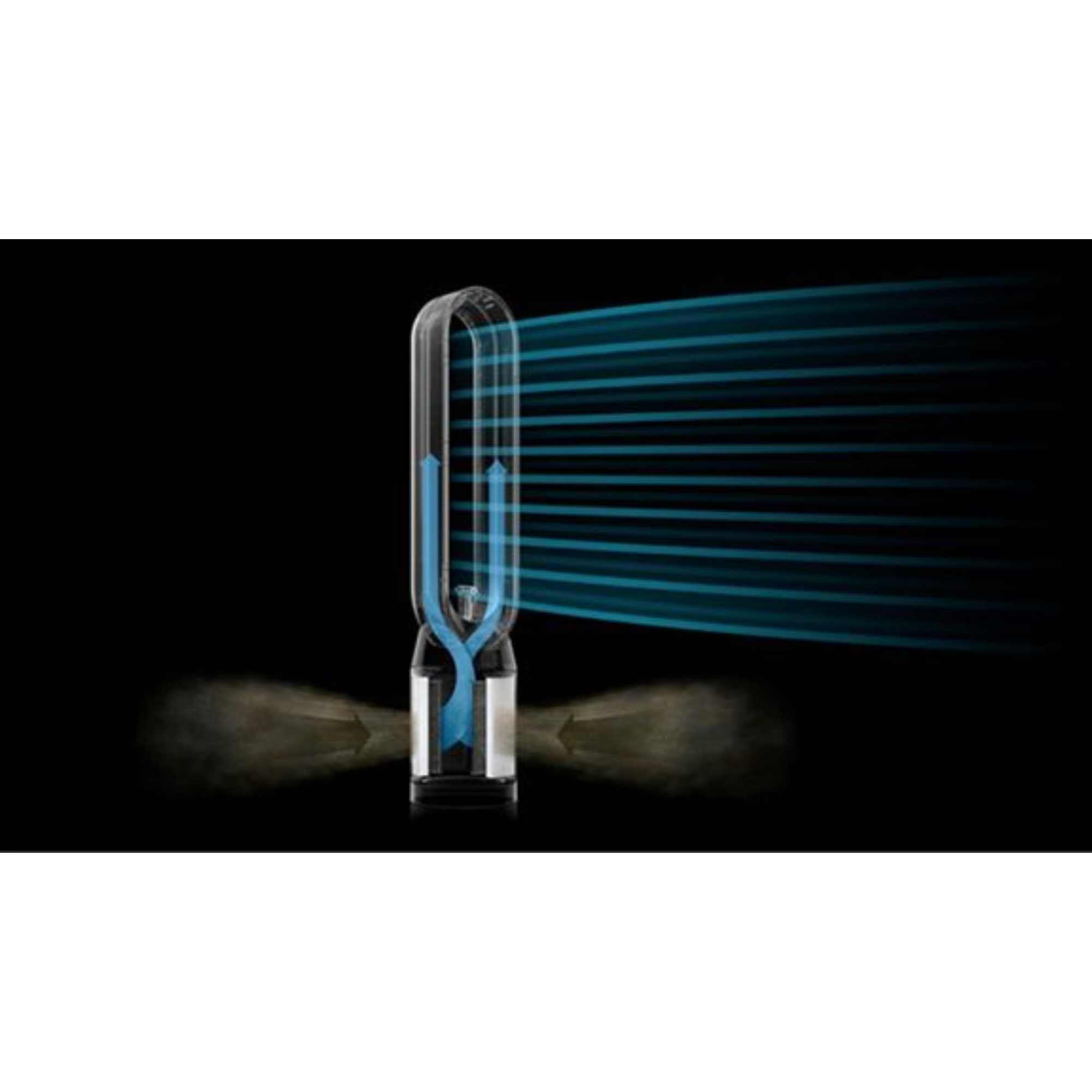 TP14 Find+Follow Purifier Fan - White + Gold