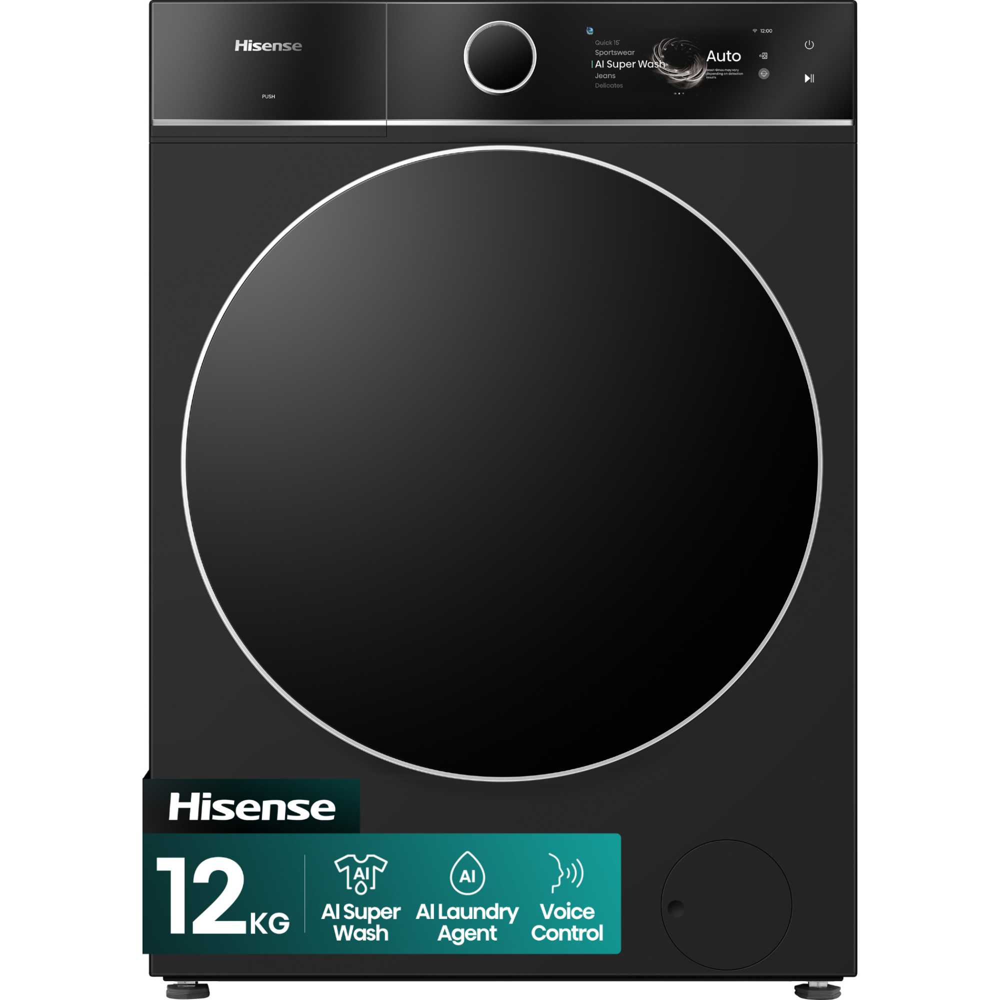 12kg 1400rpm Washing Machine - WF7I1248BBR