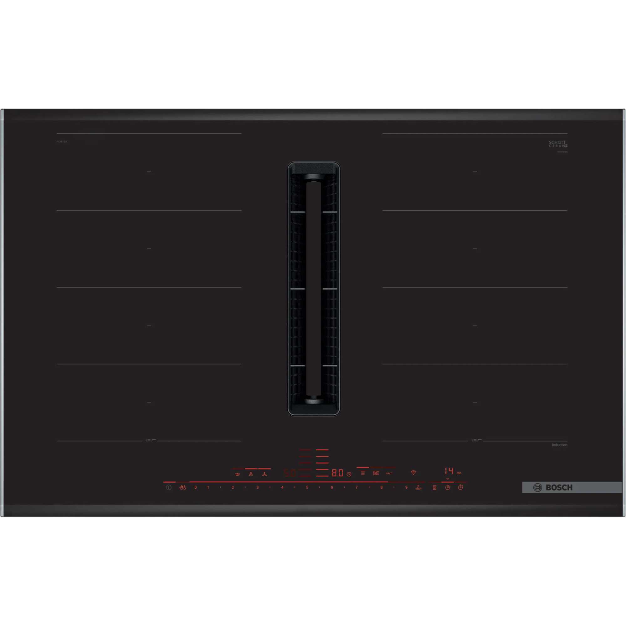 Series 8 PXX875D67E Induction Hob 4-Plates - Black