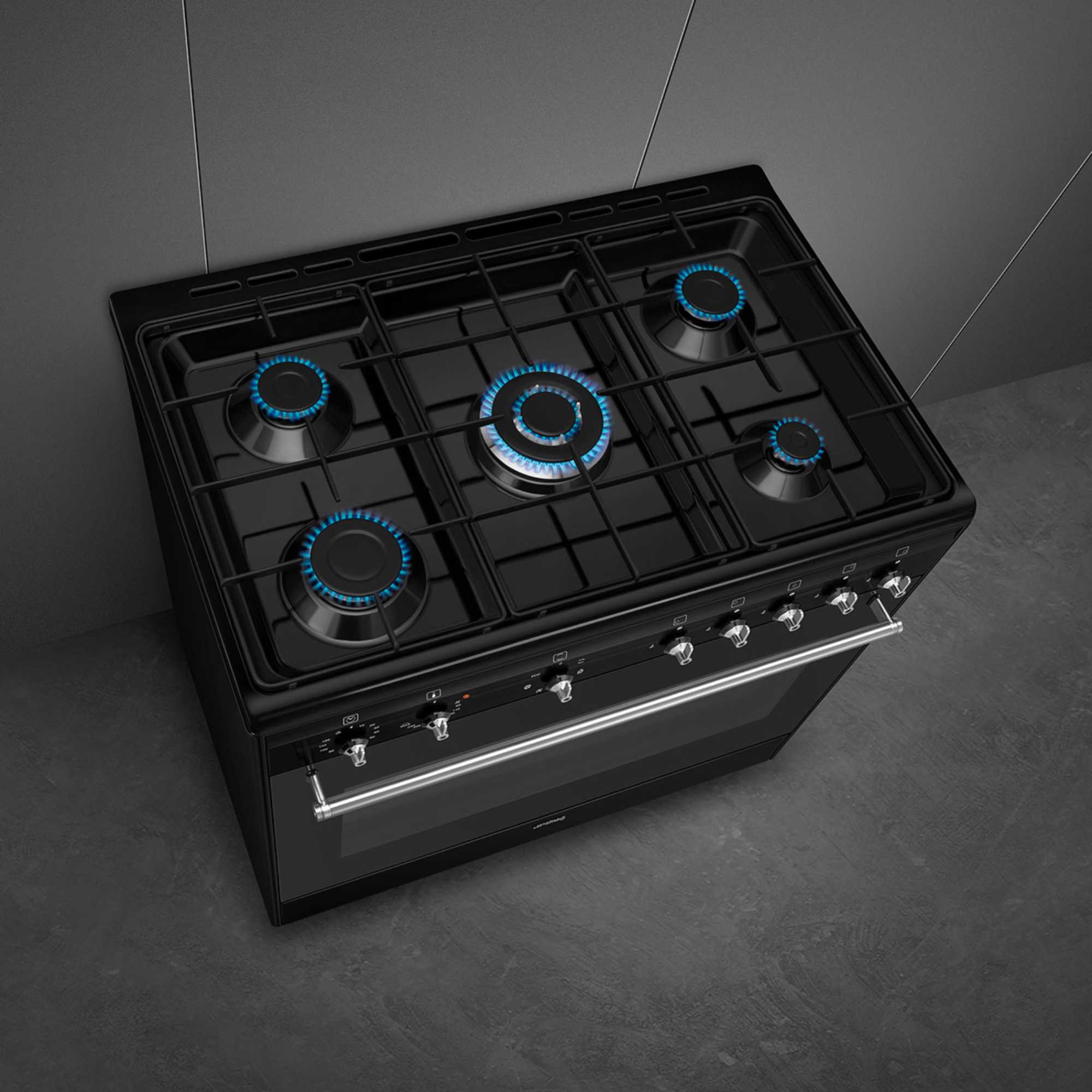 Concert Classic 90cm Dual Fuel Range Cooker - CX91GMBL