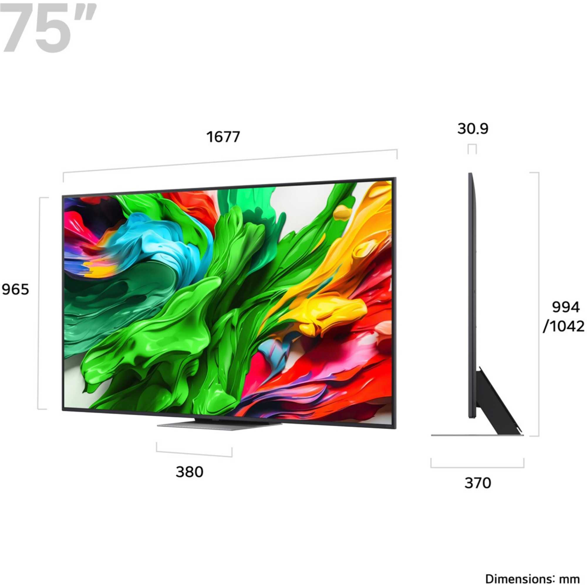 87A6B 75" 4K HDR Smart webOS TV with AI Concierge - 75QNED87A6B