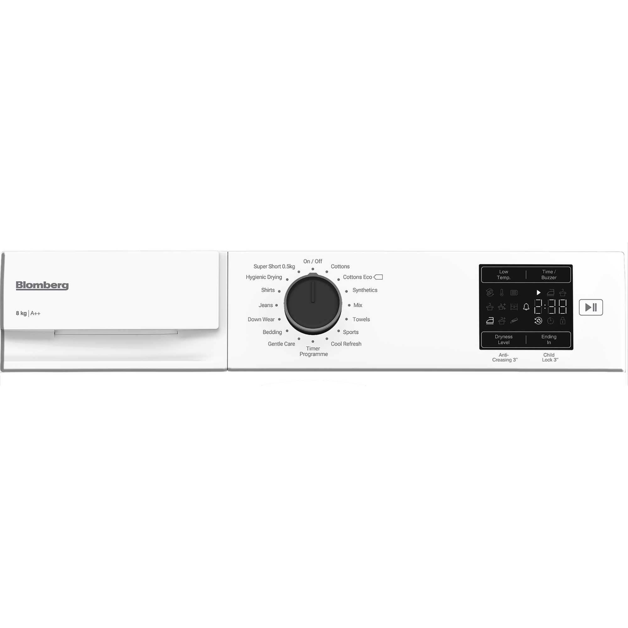 8kg Integrated Heat Pump Dryer - LTDIP08310