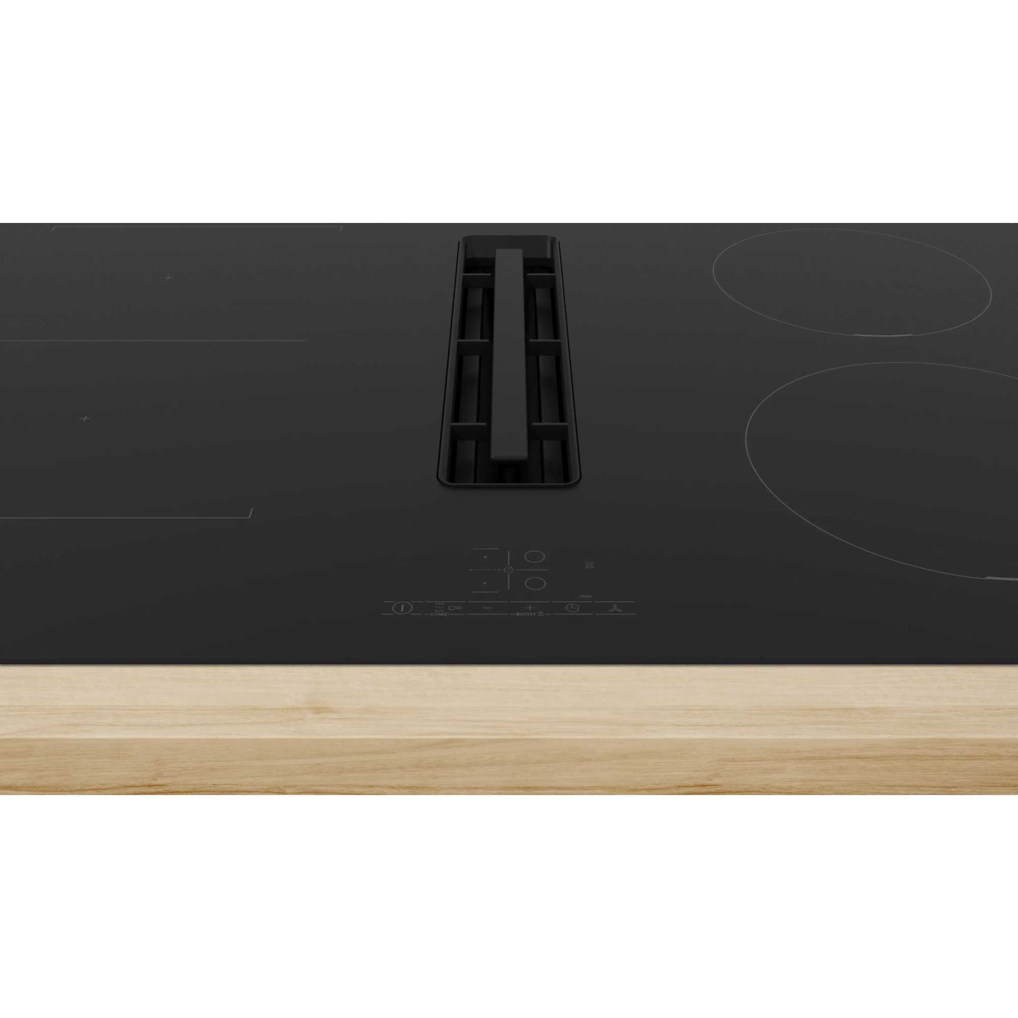 PVS811B16E Series 4 80cm 4 Burner Hob with Integrated Ventilation - Black