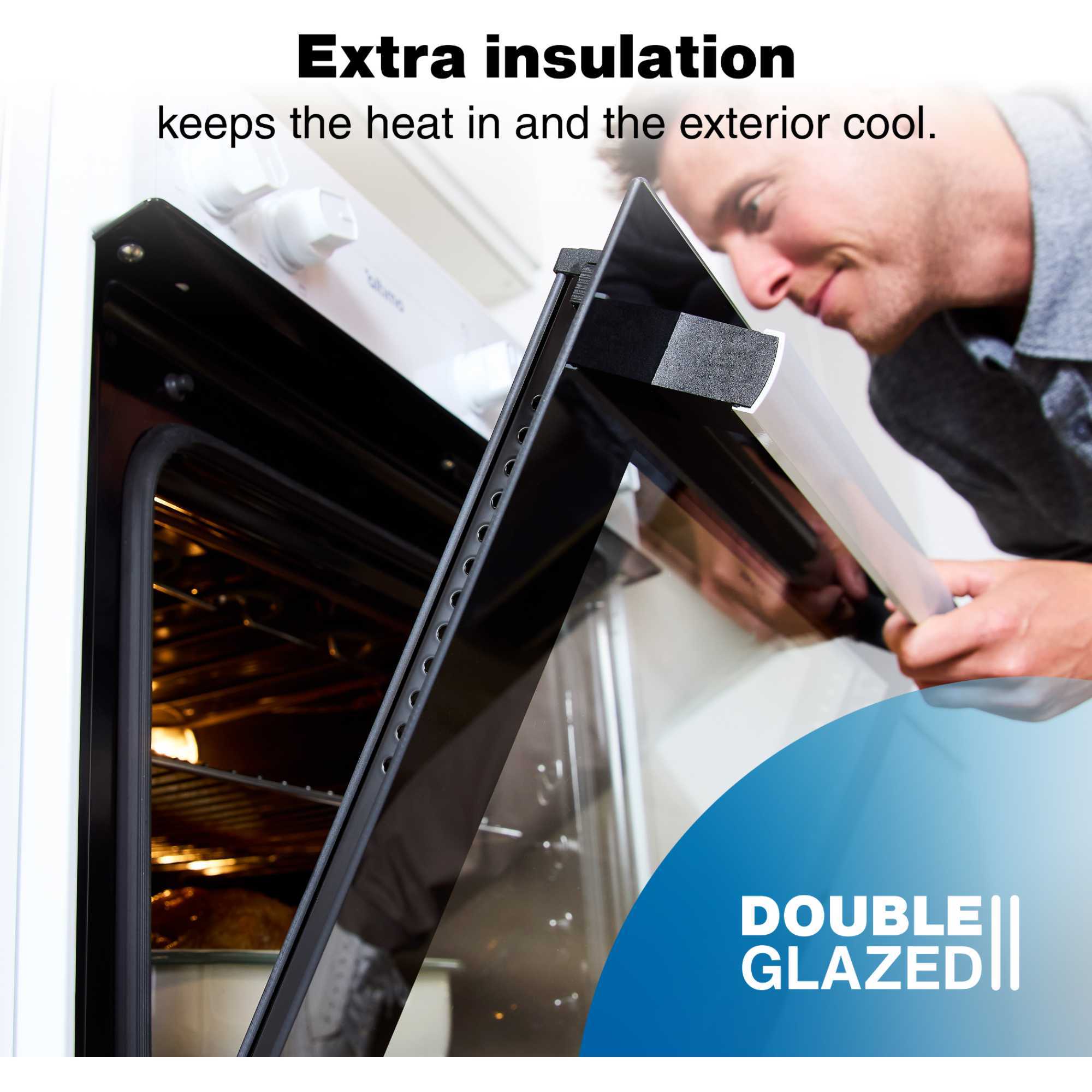 CESS602W 60cm Electric Single Cavity Cooker - White