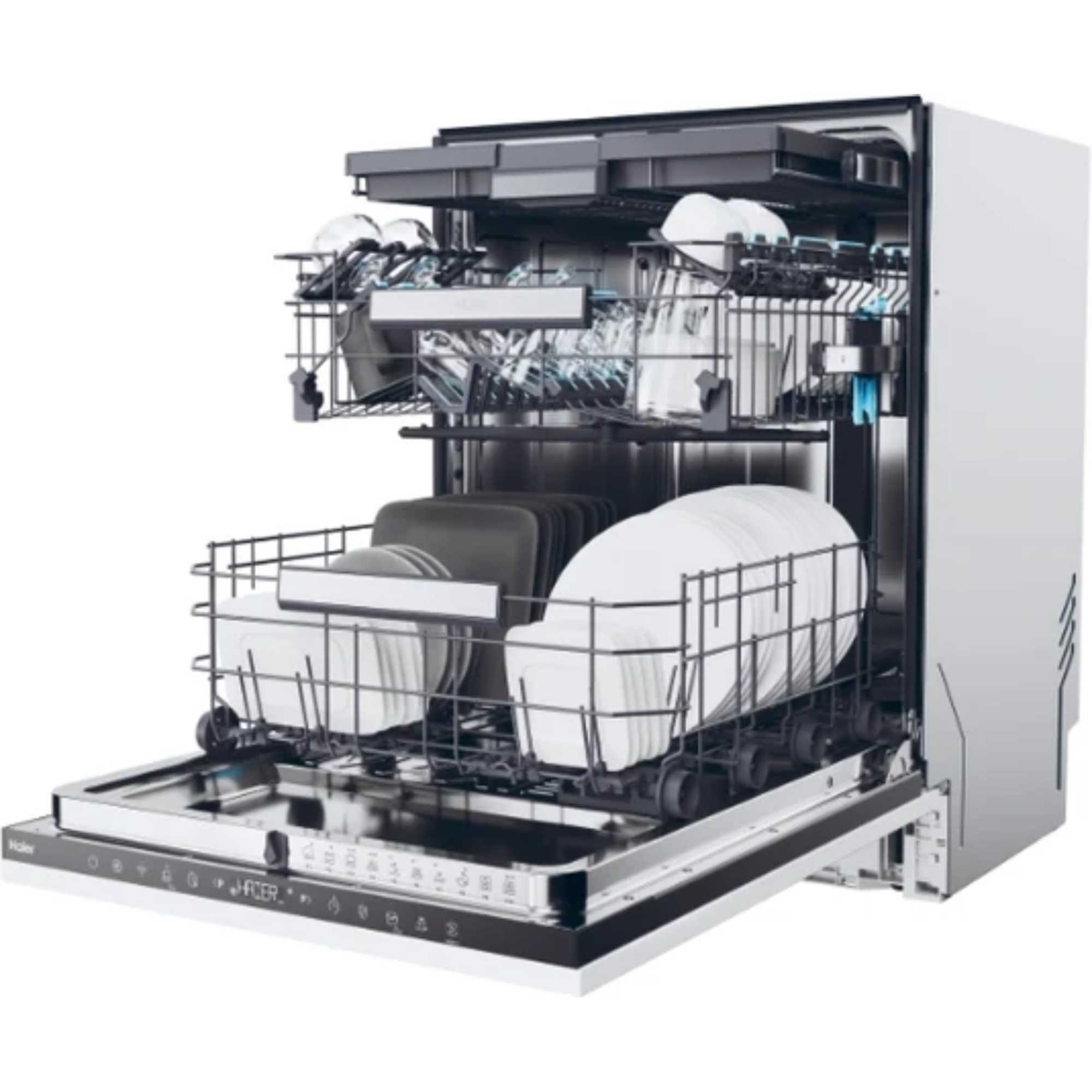 XI 6C4S3FSB-80 Integrated Dishwasher 16 Place Settings - Black