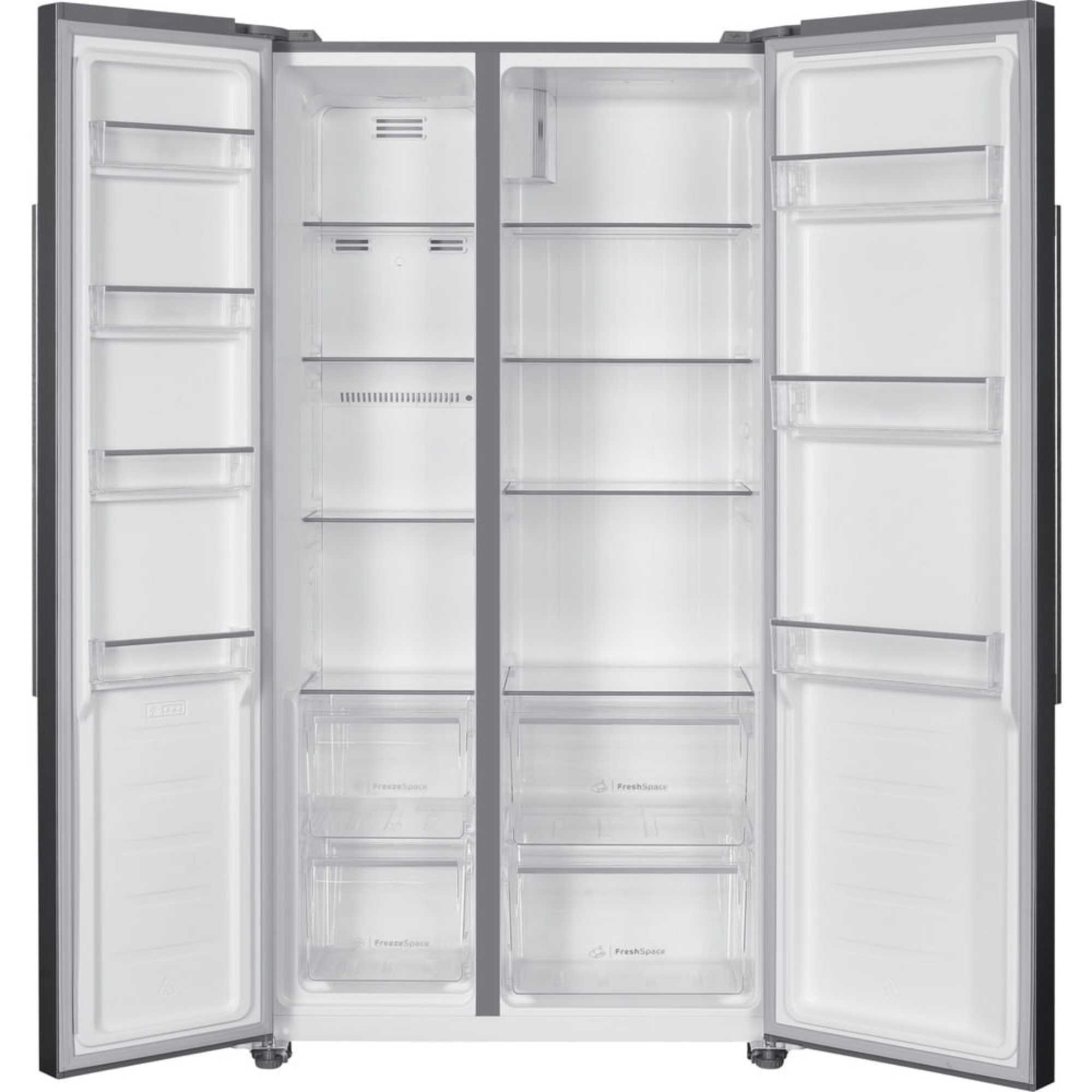 INGF 6441 XP4UK Total No Frost American Fridge Freezer - Stainless Steel