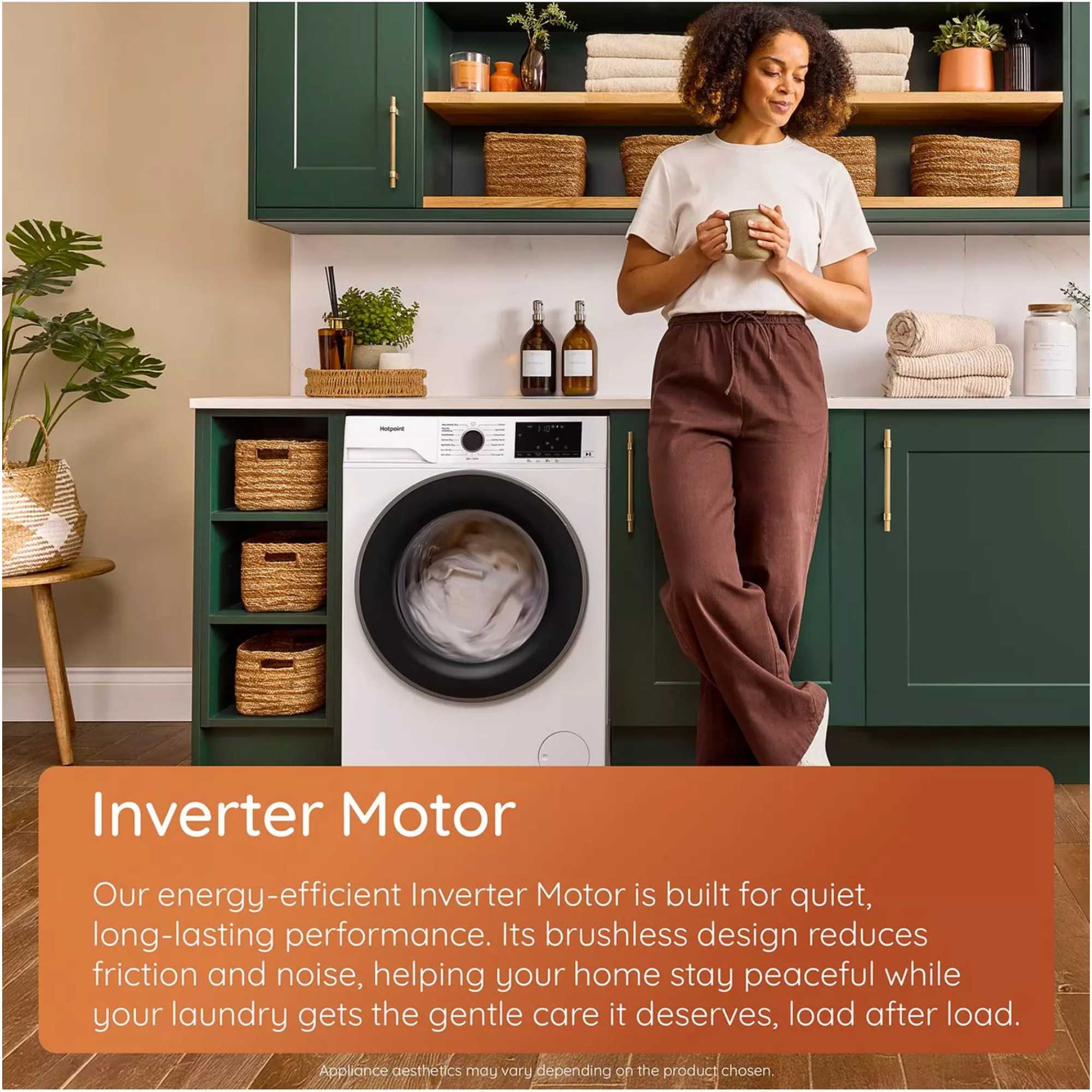 10kg Wash 7kg Dry 1400rpm Washer Dryer - HBD1781ANTISTAIN
