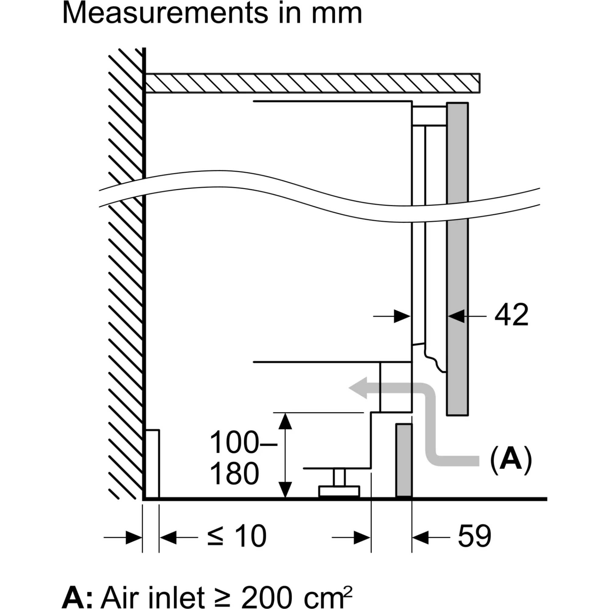 GU7212FE0G N50 85l Full NoFrost Built-In Freezer