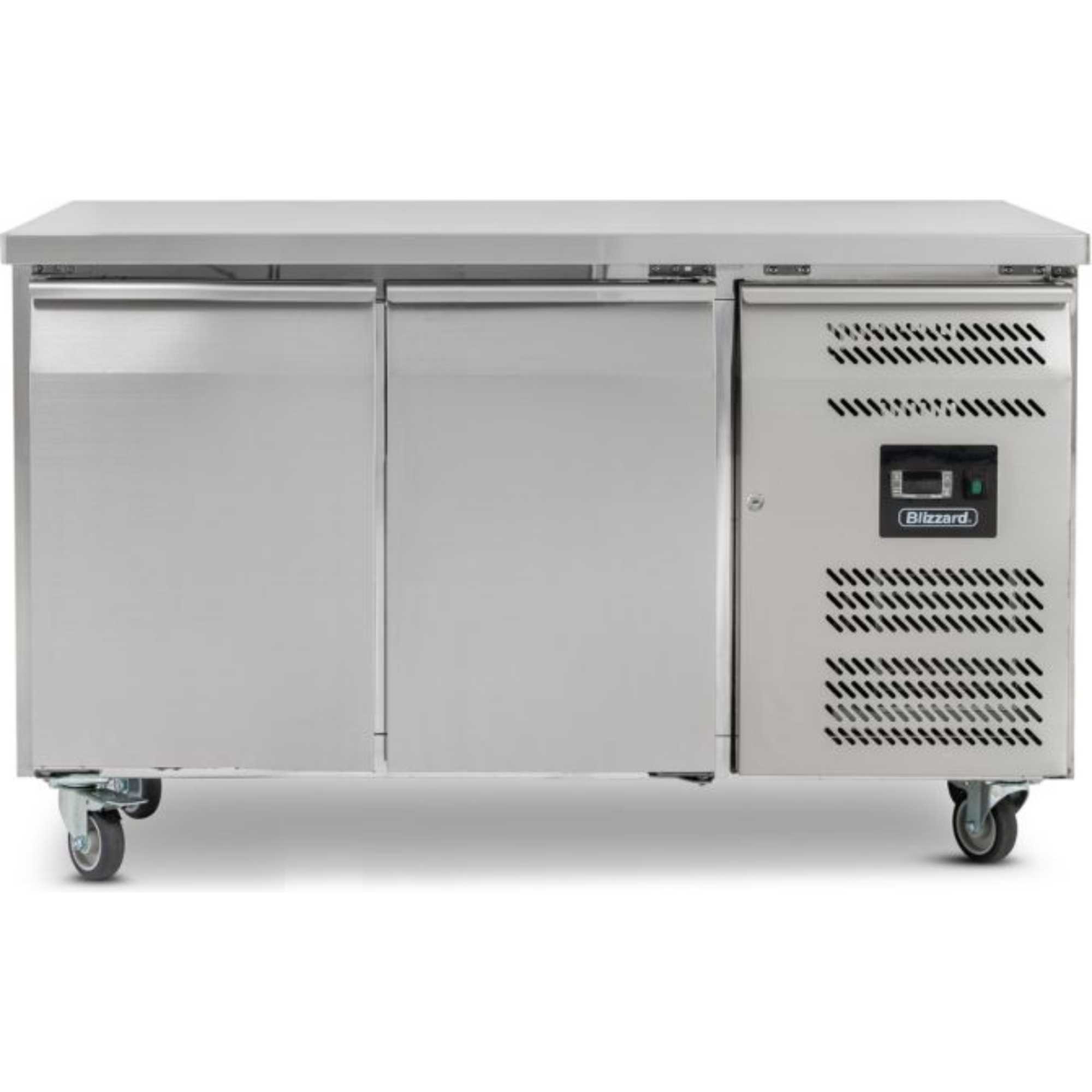 LBC2SL Slimline Double Hinged Door Counter 170L Freezer