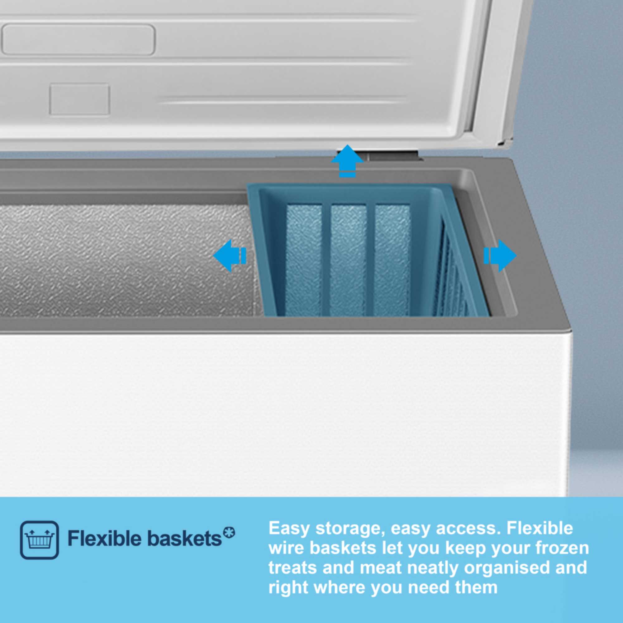 MCF200E 198L Chest Freezer - White