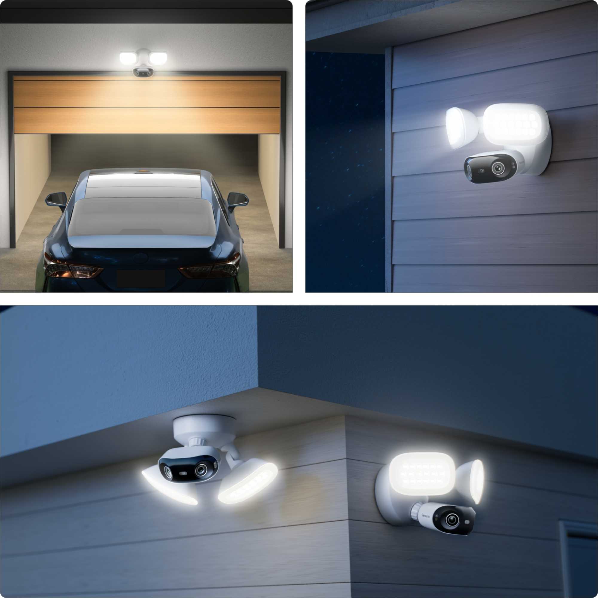 Floodlight Series 4K 180 Degree Battery WiFi Outdoor Camera + 64GB