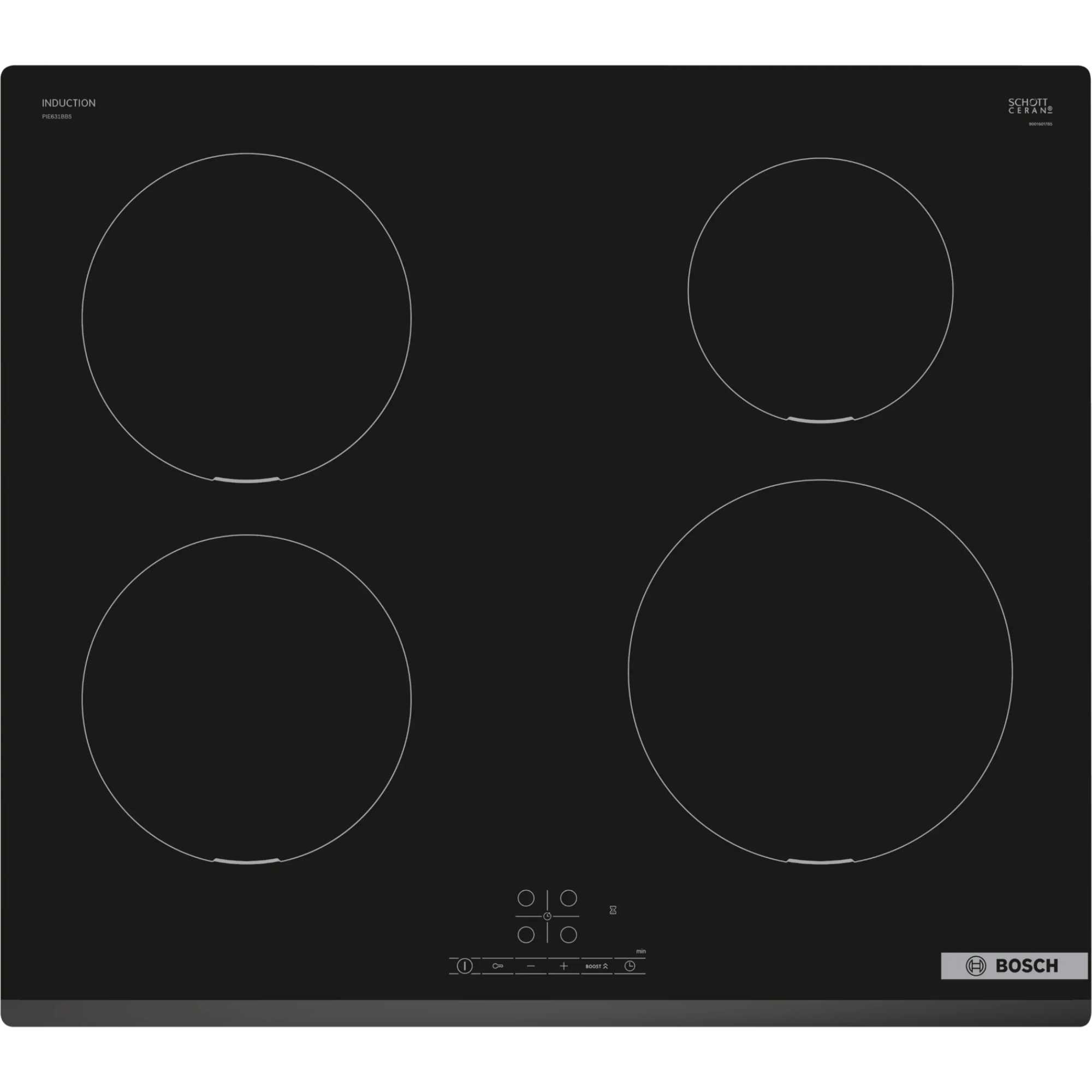 PIE631BB5E Series 4 60cm 4 Burner Induction Hob