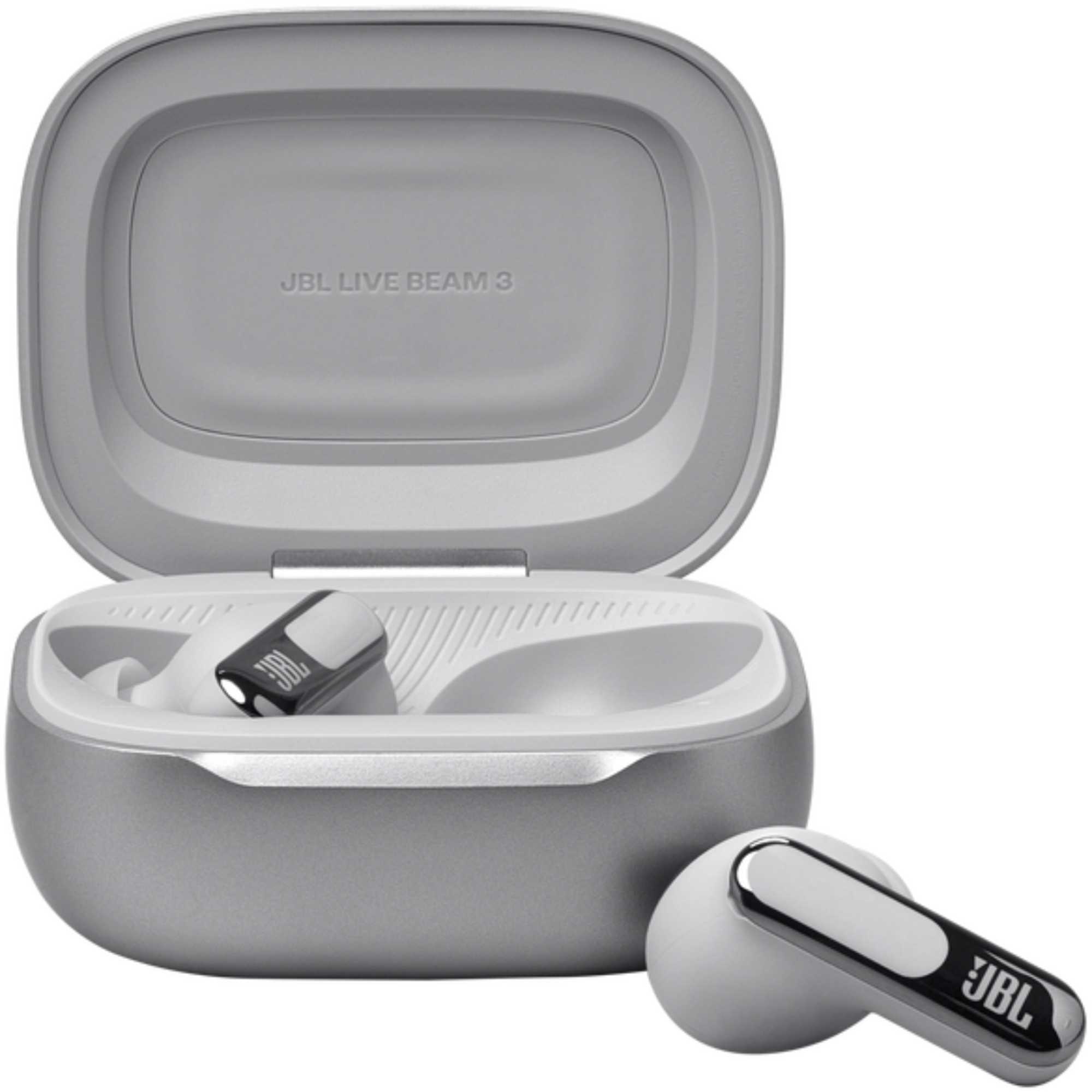 Live Beam 3 In-Ear Headphones Noise Cancelling with Smart Case - Silver