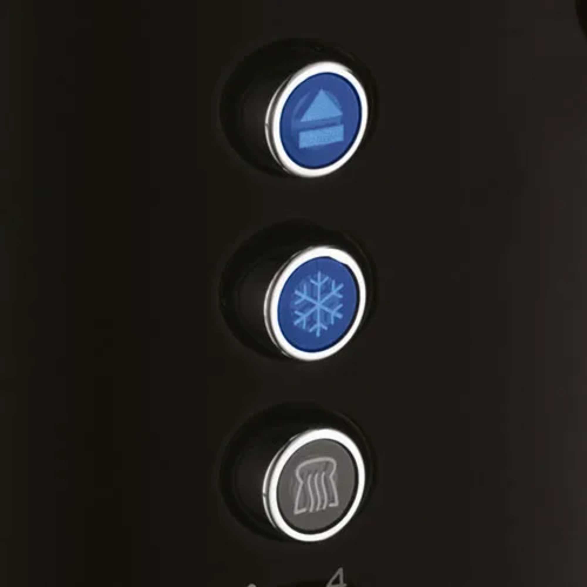 26292 Stylevia 4 Slice Toaster - Black