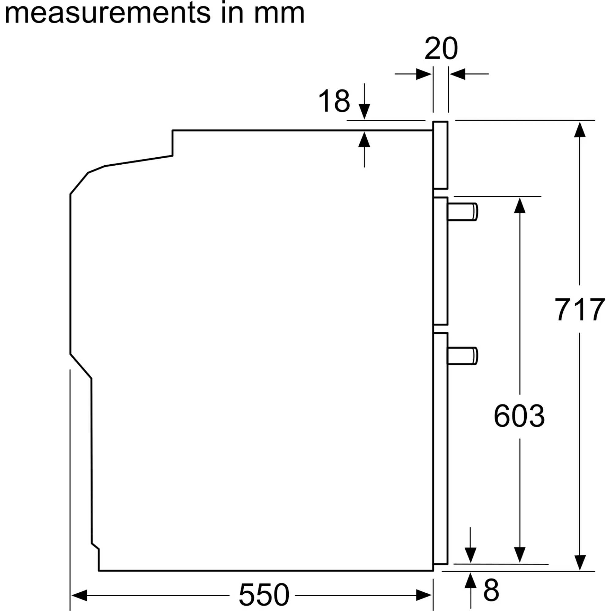 Series 4 NBS533BS0B Built-Under Double Oven- Stainless Steel