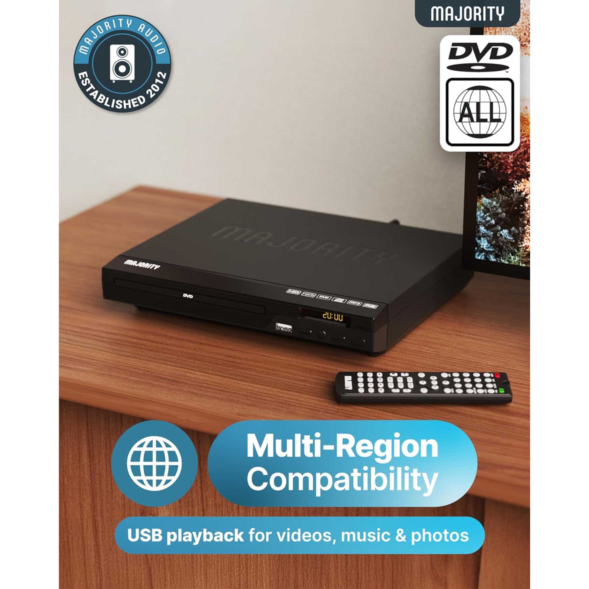 1080p Multi-Regional DVD Player