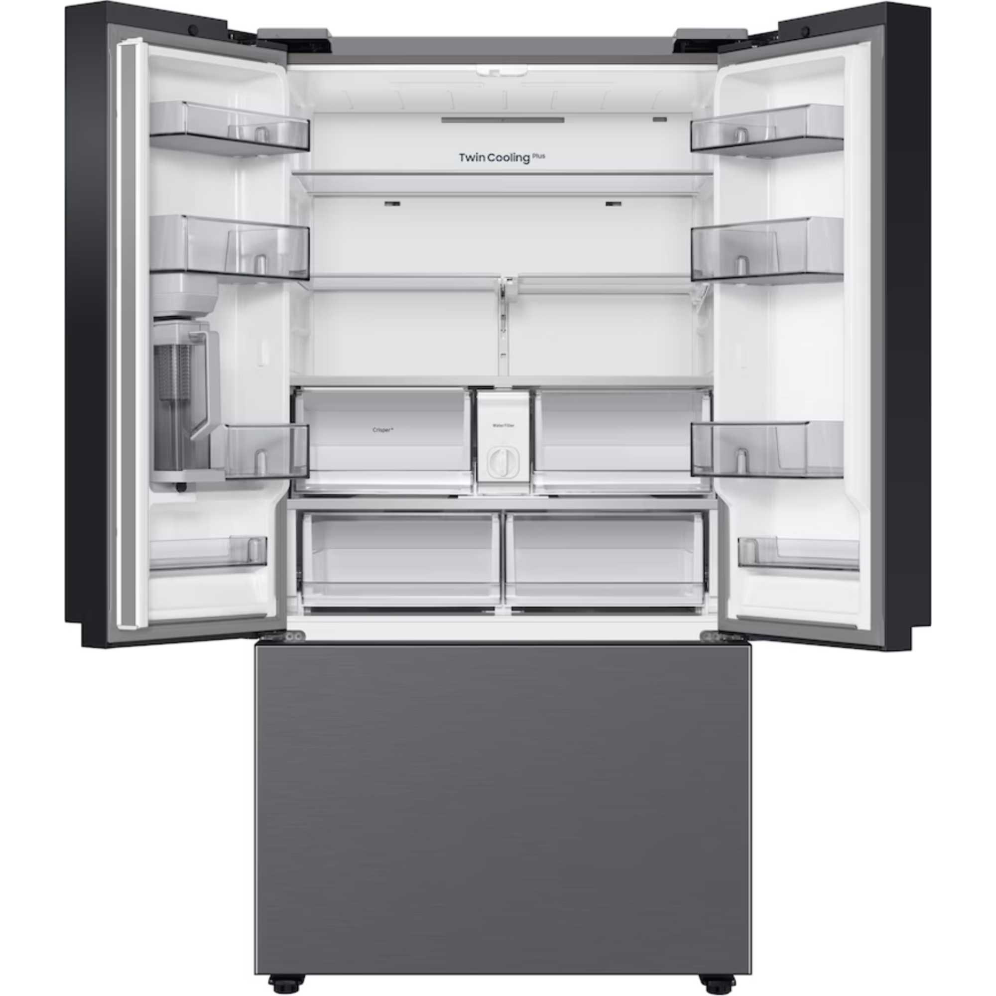 RF24BB620ES9EU Bespoke AI American Style 674l No Frost Smart Fridge Freezer - Silver