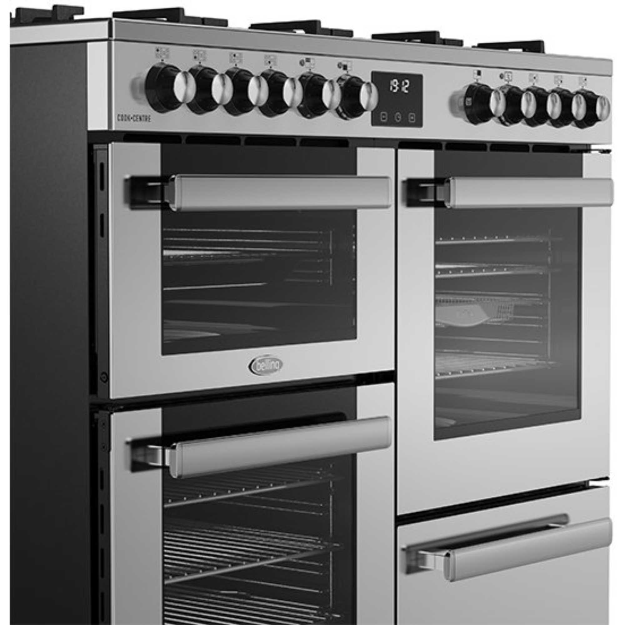 444411800 Cookcentre 100DF Duel Fuel Range Cooker - Stainless Steel