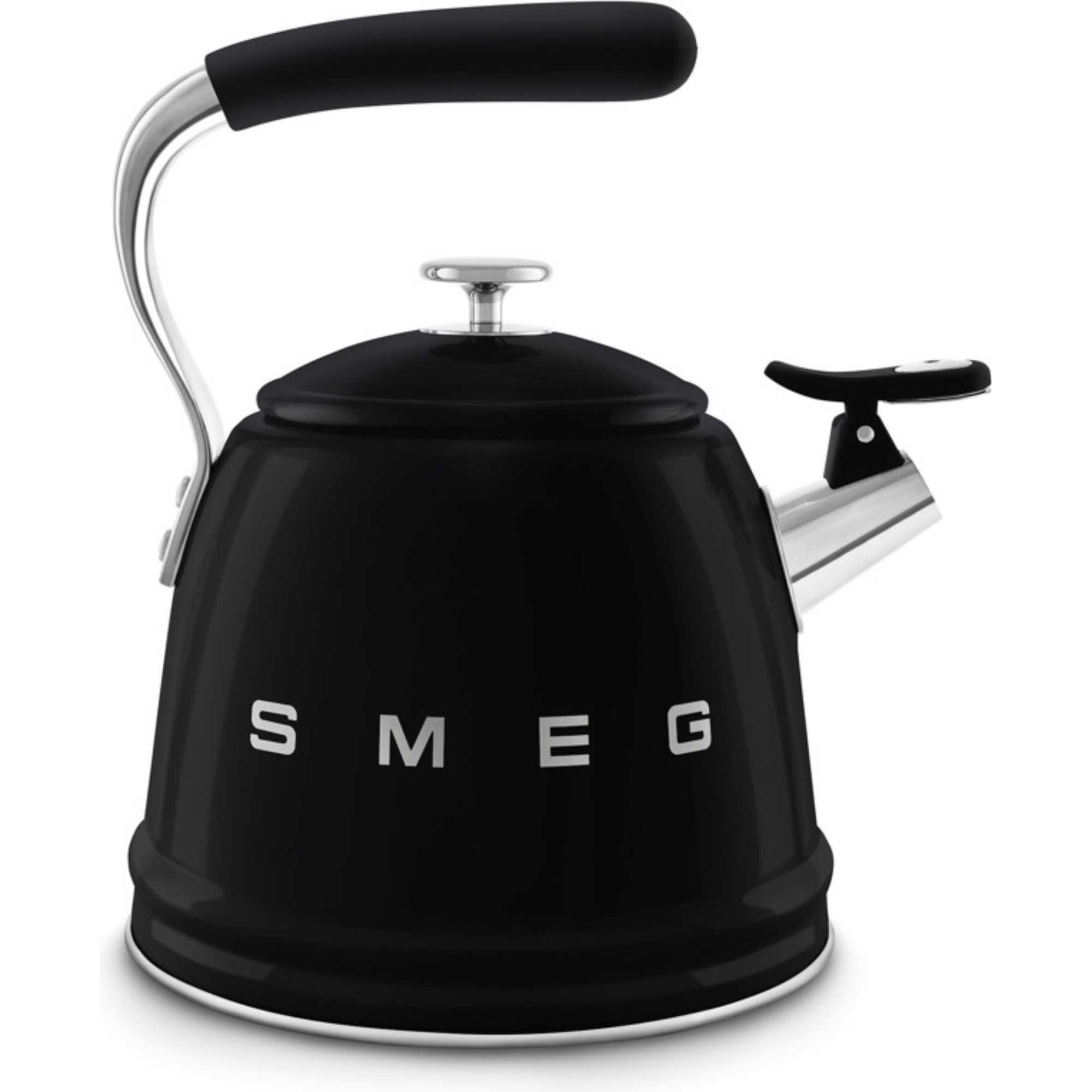 WKF01BL 2.3L 50s Style Whistling Kettle - Black