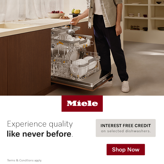 Interest free credit on selected dishwashers
