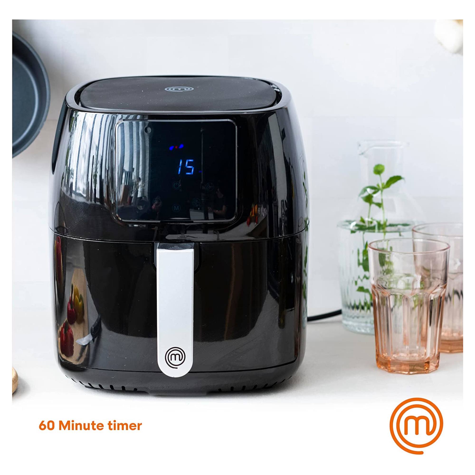 Masterchef 525527 0.9kg Food Capacity Air Fryer Black Hughes