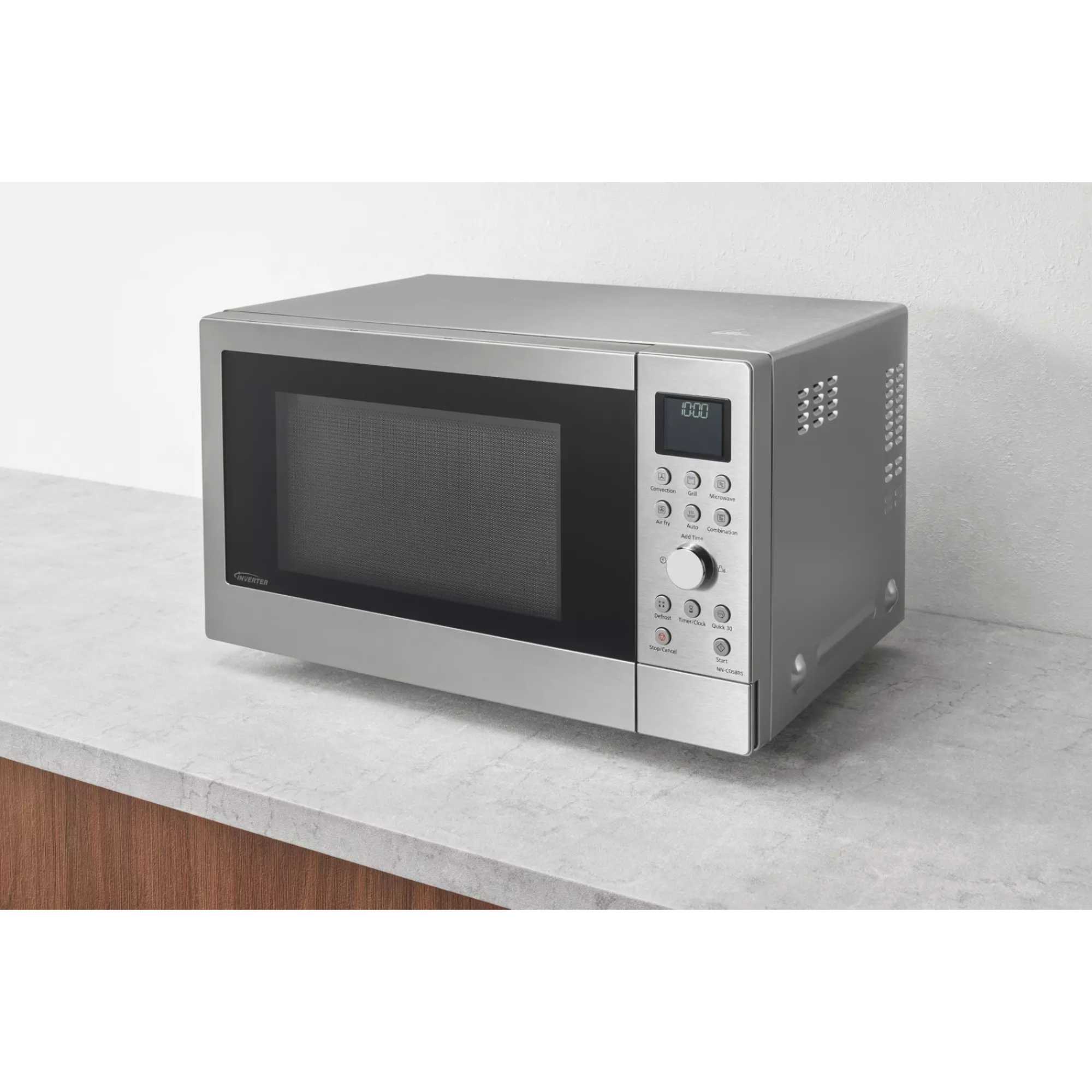NN-CD58RSBPQ 27L 1000W Slim Inverter Microwave Grill, Oven & Air Fry