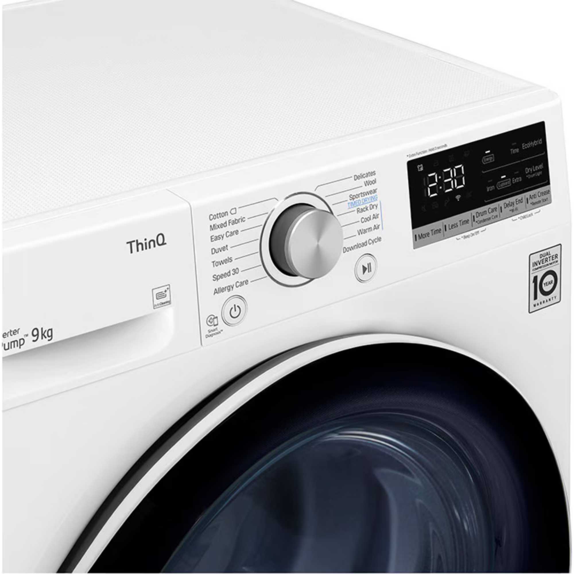FDV709W DUAL Inverter 9kg Tumble Dryer - White