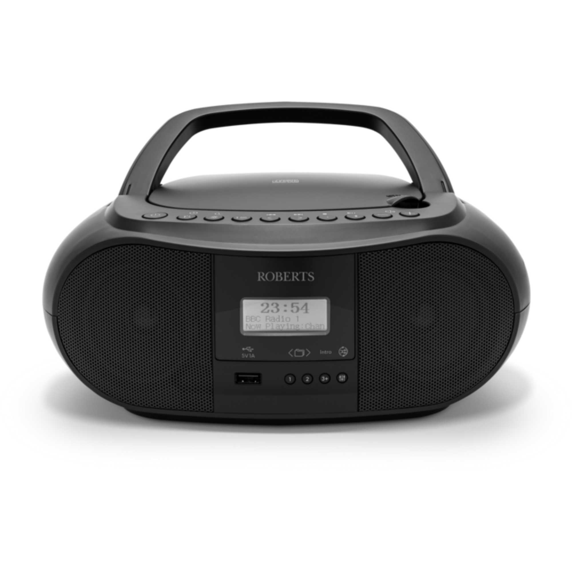 Zoombox 4 DAB/FM CD Bluetooth Portable Boombox - Black