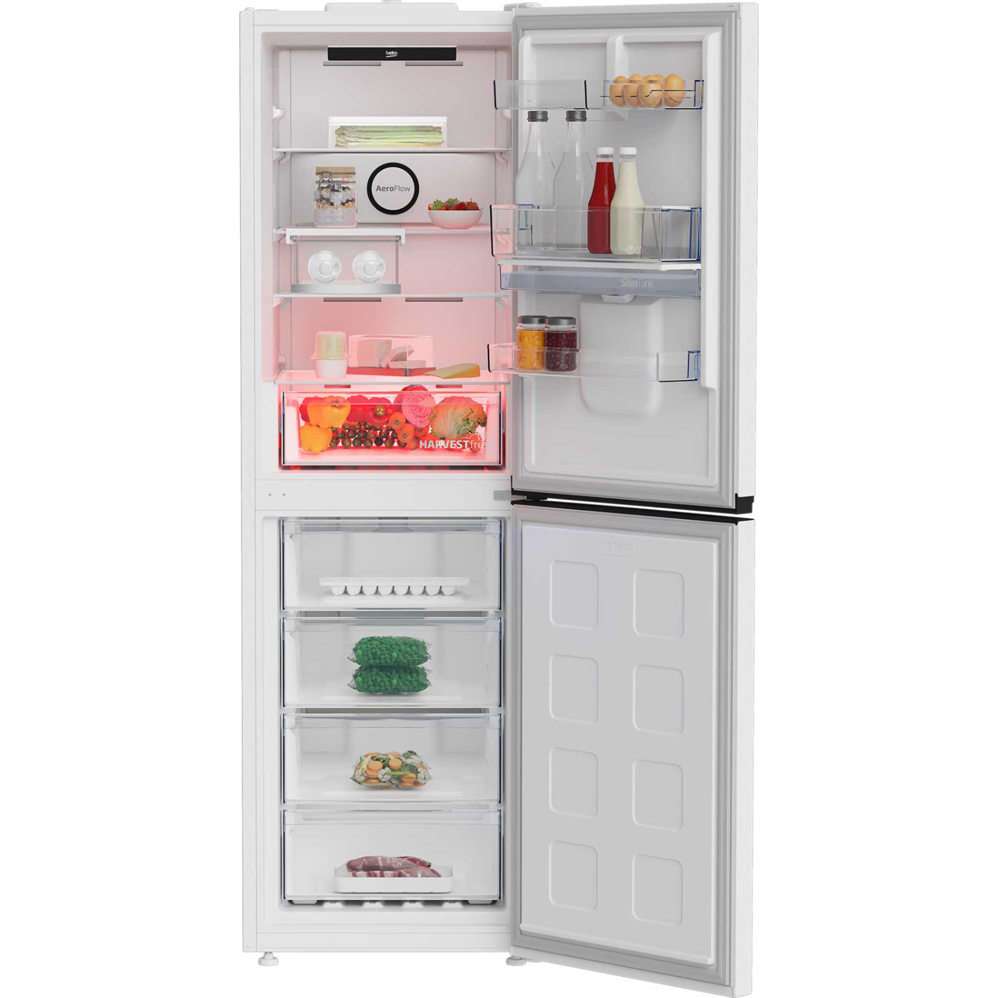 CNG4692DVW 317L Frost Free Fridge Freezer