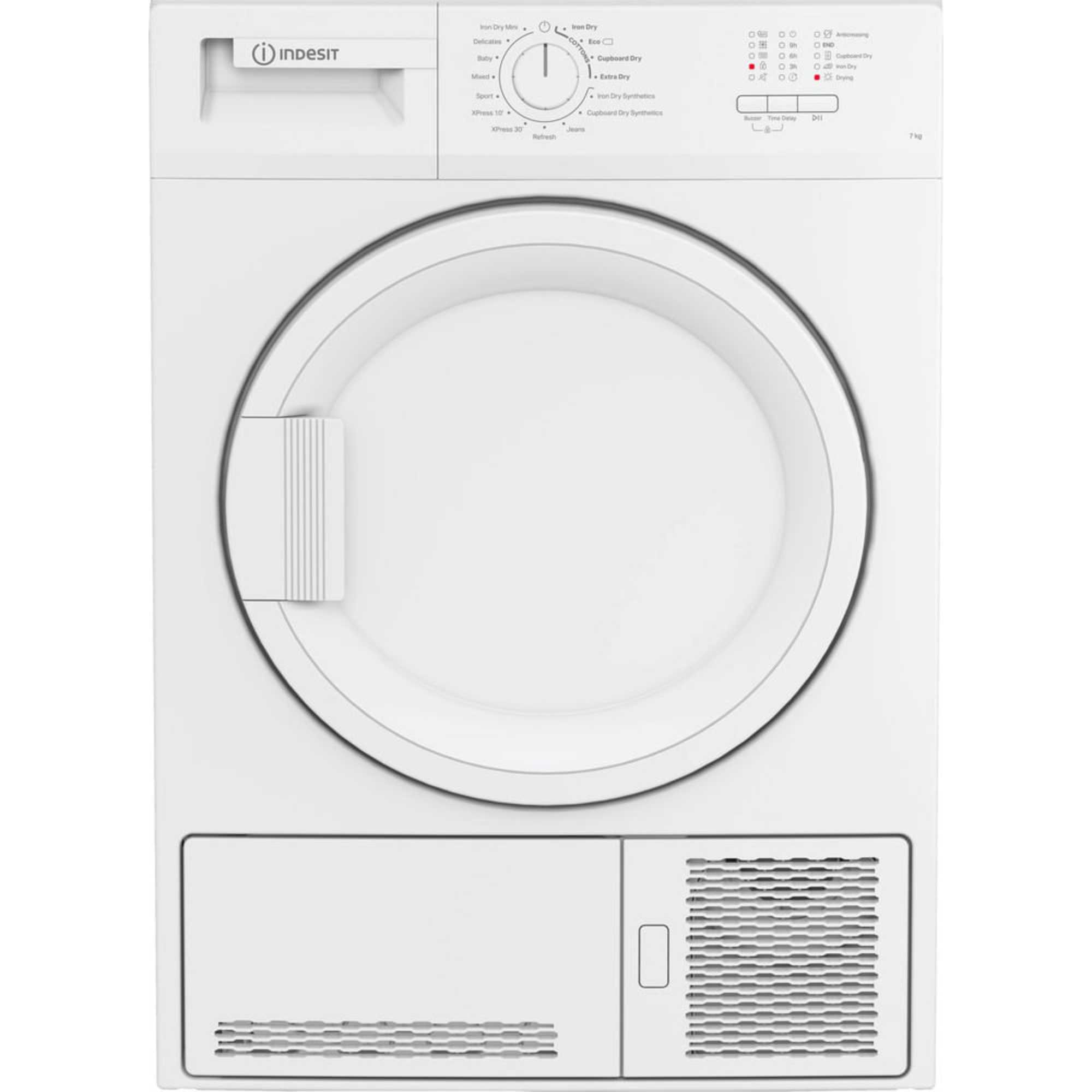 C YD C72 WWGL UK 7kg Sensor Dry Condenser Tumble Dryer - White