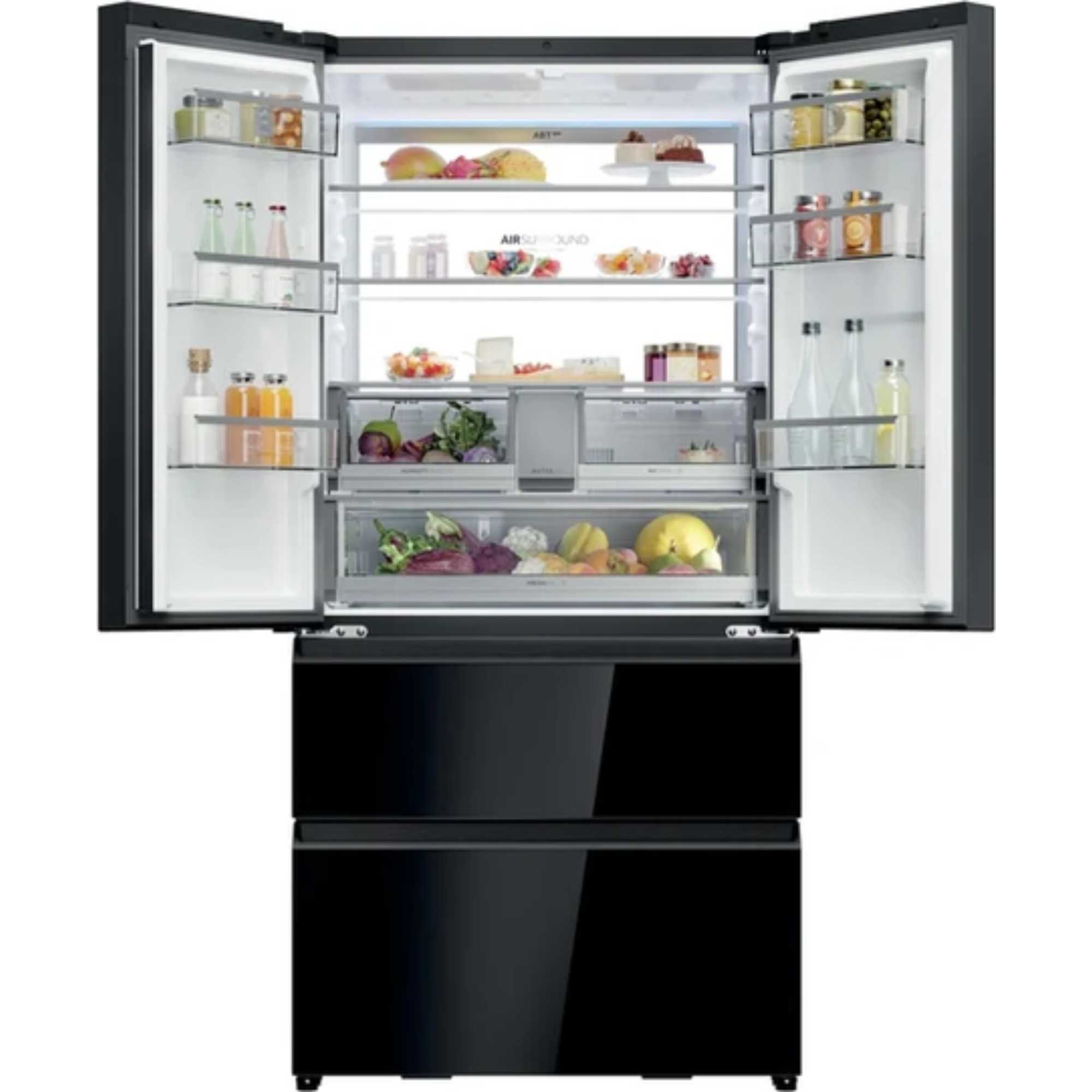 FD 90 Series 7 American Style Fridge Freezer 60/40 No Frost - Glass Inox Look - HFR79F19DFGB
