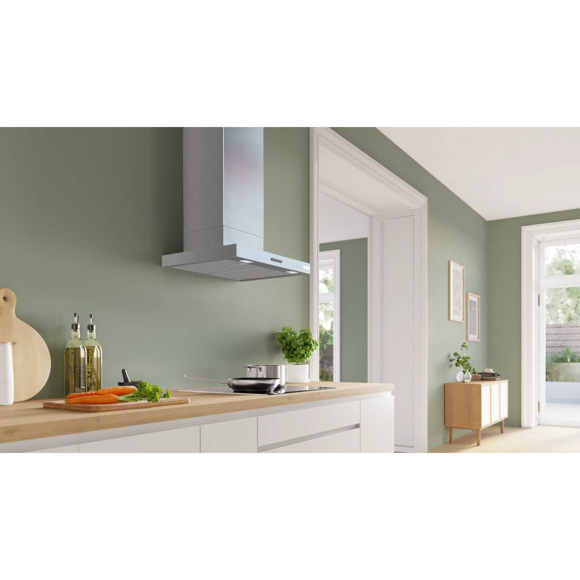 DWB65CC30B Series 4 60cm Wall-Mounted Cooker Hood - Stainless Steel