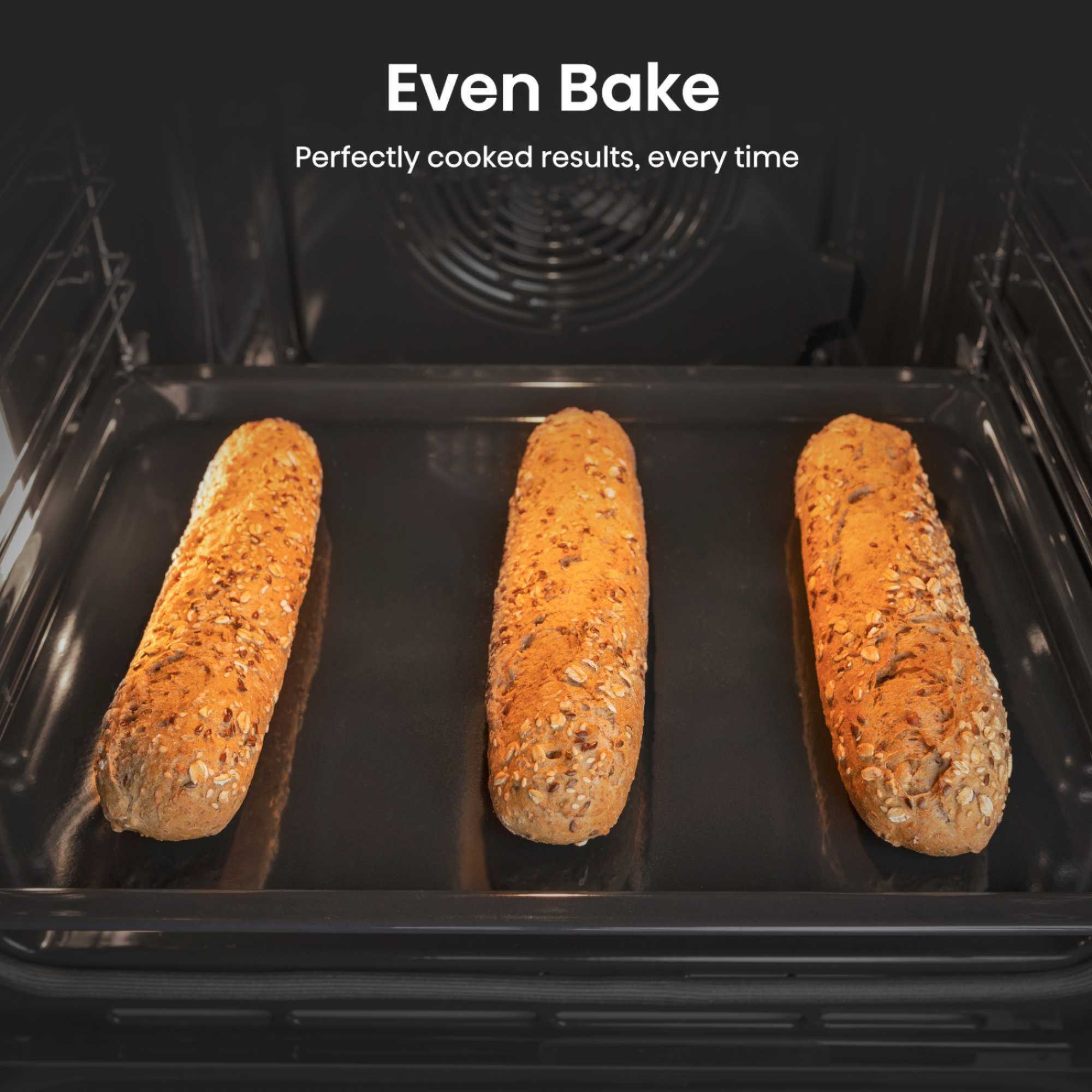 HDCEIT6C20B Electric Double Oven with Induction Hob & Air Fry - Black