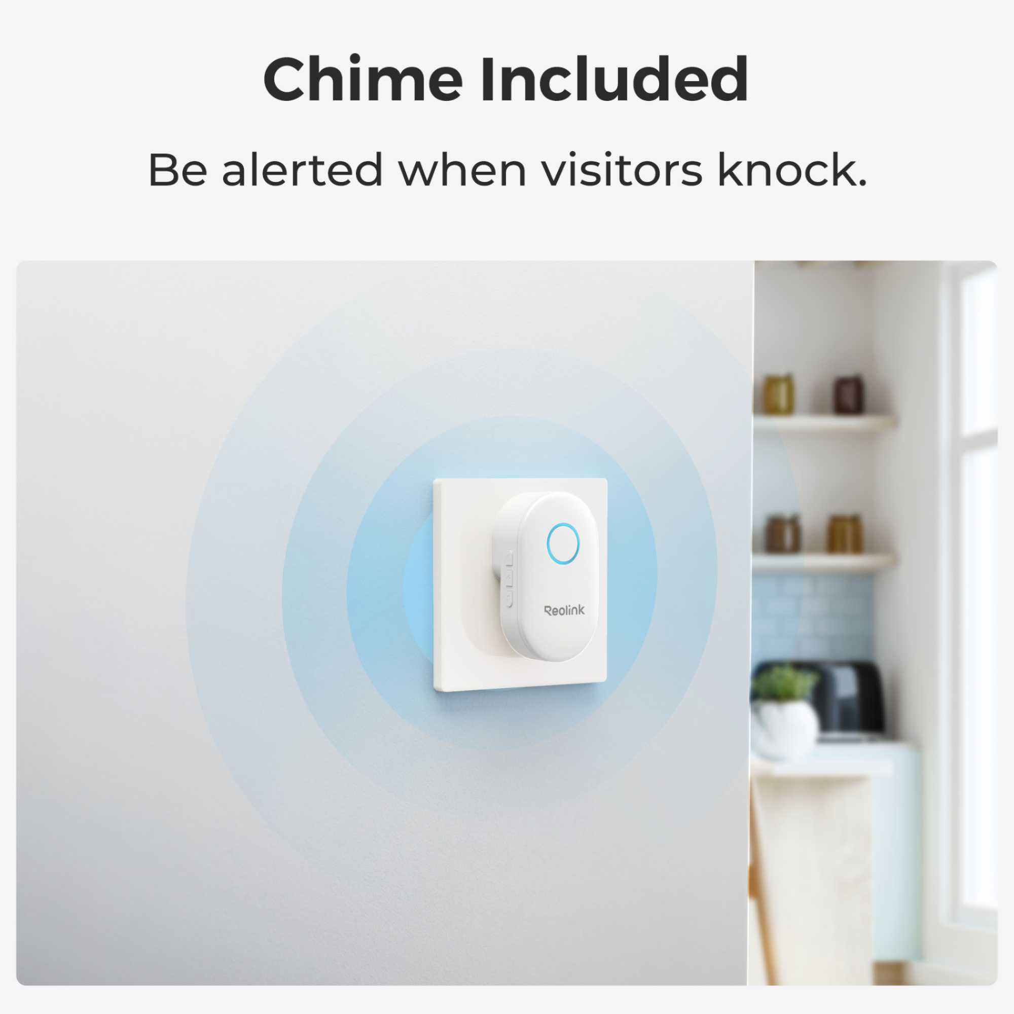 2K+ WiFi Video Doorbell, Smart Detection with Chime + 64GB