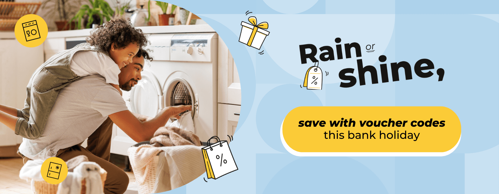 Save with voucher codes this bank holiday