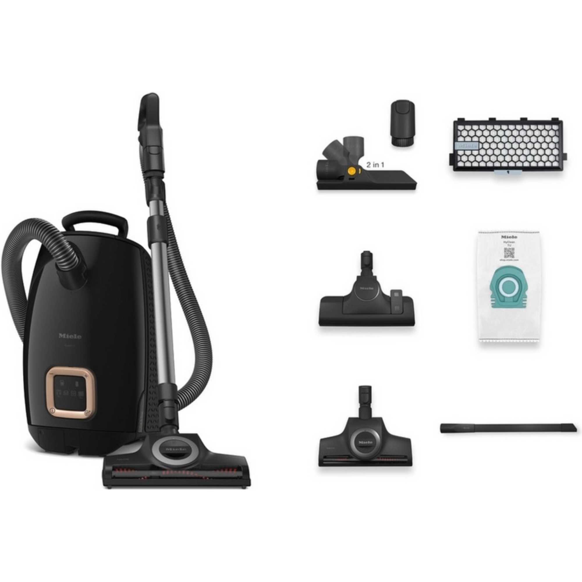 GuardL1C&Dflex Cat & Dog Flex Cylinder Vacuum - Obsidian Black