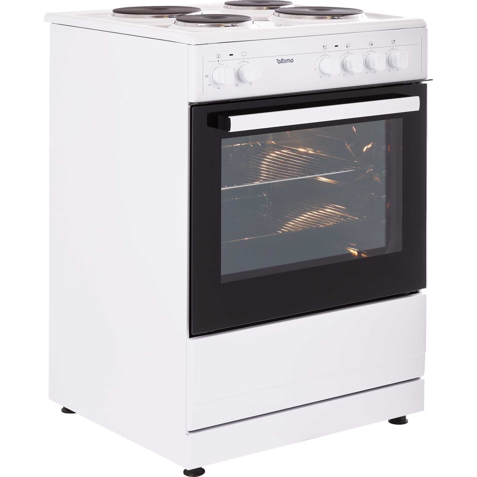 CESS602W 60cm Electric Single Cavity Cooker - White