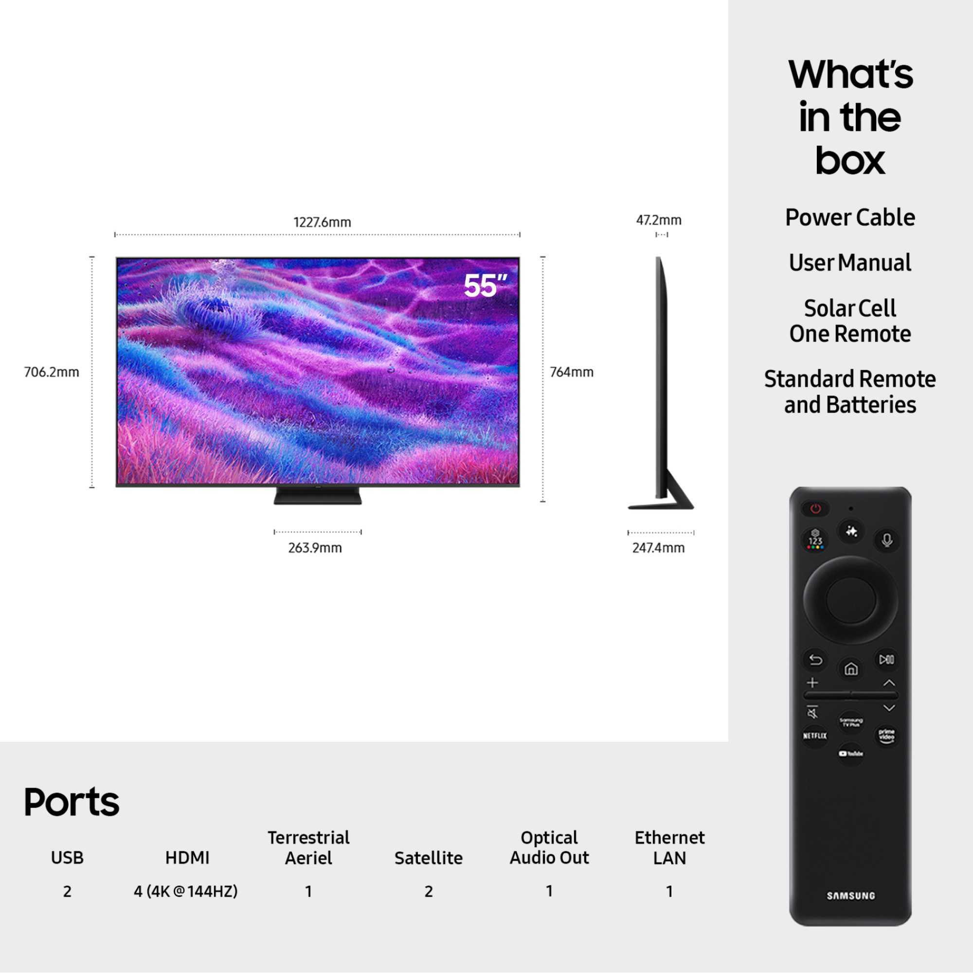 QN80F 85" 4k Ultra HD Neo QLED Neo Quantum HDR Smart TV QE85QN80F